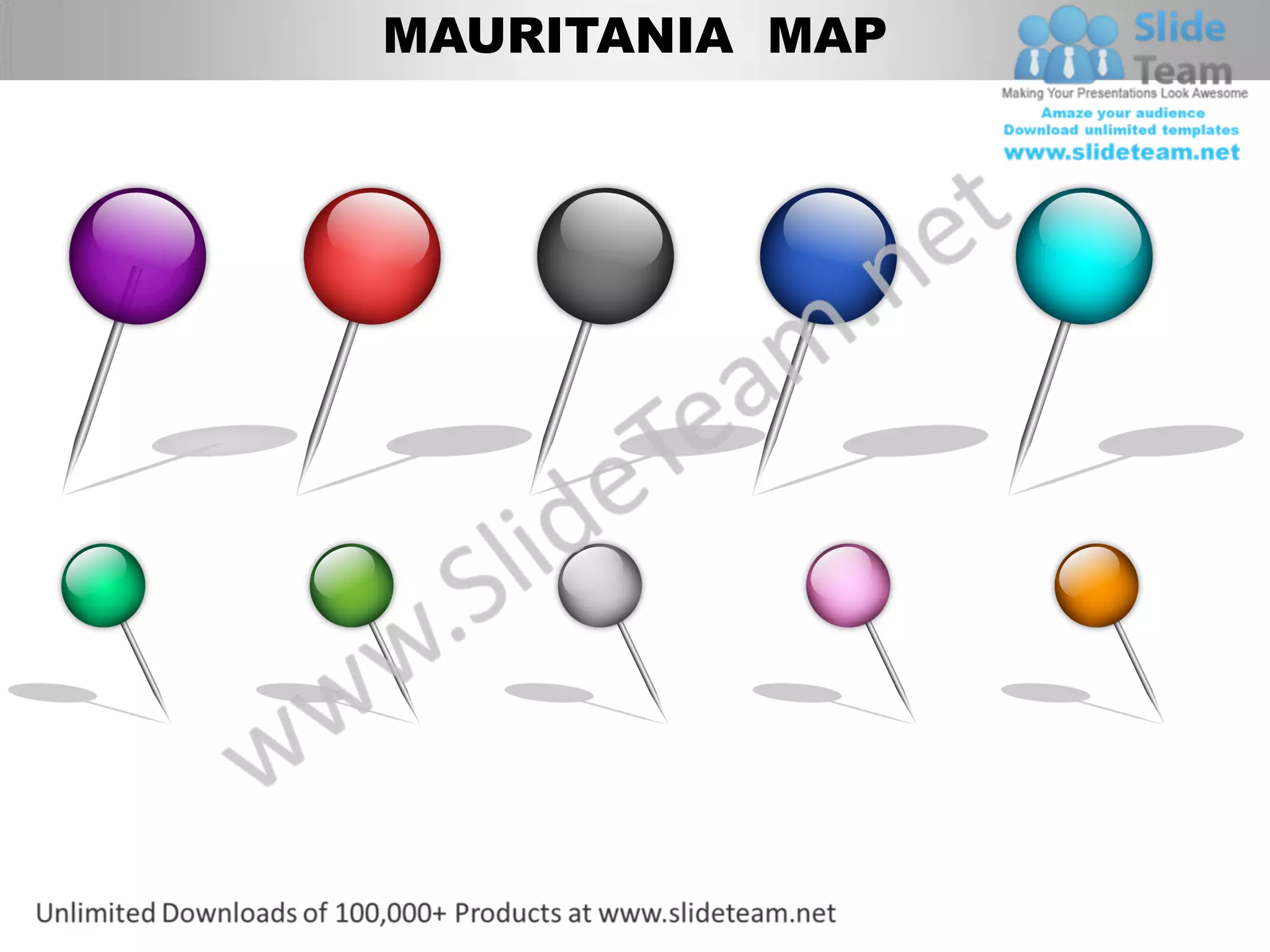 MAURITANIA MAP
 