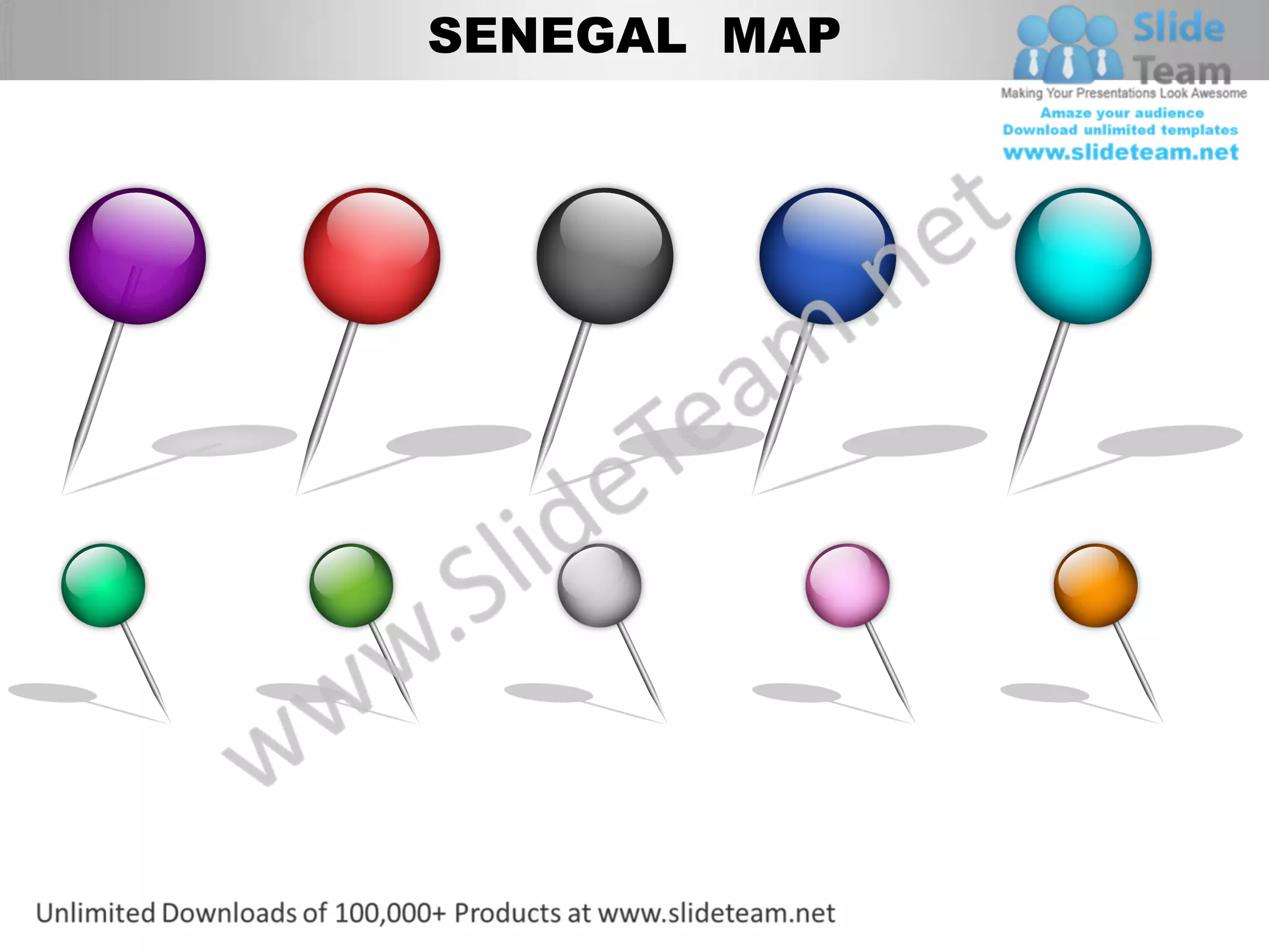 SENEGAL MAP
 
