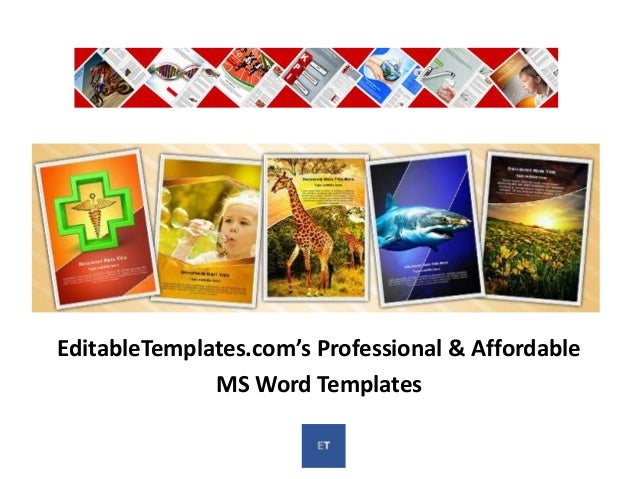 Editabletemplates.com - Word Document Templates image.