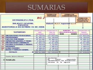 
SUMARIAS
 