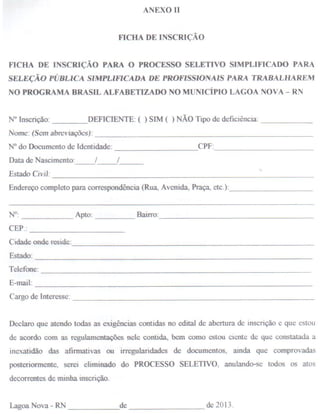 Edital Brasil Alfabetizado