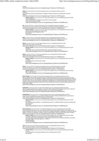 Obrigada
(https://www.estrategiaconcursos.com.br/blog/edital-tjmg-2/?replytocom=33001#respond)
Andre 18 de maio de 2016 às 2:22 (https://www.estrategiaconcursos.com.br/blog/edital-tjmg-2/#comment-33077)
OI Ricardo,
estou em dúvida pra qual dos dois cargos fazer. O Estratégia tem material pra ambos ou as matérias são as mesmas?
Obrigado!
(https://www.estrategiaconcursos.com.br/blog/edital-tjmg-2/?replytocom=33077#respond)
Ricardo Torques 19 de maio de 2016 às 19:14 (https://www.estrategiaconcursos.com.br/blog/edital-tjmg-2/#comment-33536)
Olá André, pense bem!
O de Comissariado tem remuneração um pouco melhor, mas menos cargos!
Temos curso para ambos os cargos!
(https://www.estrategiaconcursos.com.br/blog/edital-tjmg-2/?replytocom=33536#respond)
lais 18 de maio de 2016 às 7:11 (https://www.estrategiaconcursos.com.br/blog/edital-tjmg-2/#comment-33086)
Pra quais possíveis comarcas sairão as vagas , somente com o edital? Este concurso tem validade de qt anos ?
(https://www.estrategiaconcursos.com.br/blog/edital-tjmg-2/?replytocom=33086#respond)
Ricardo Torques 19 de maio de 2016 às 19:12 (https://www.estrategiaconcursos.com.br/blog/edital-tjmg-2/#comment-33535)
Não sabemos ao certo, apenas com o edital mesmo!
Muito provavelmente terá validade de 4 anos.
Bons estudos!
(https://www.estrategiaconcursos.com.br/blog/edital-tjmg-2/?replytocom=33535#respond)
Maria 18 de maio de 2016 às 7:23 (https://www.estrategiaconcursos.com.br/blog/edital-tjmg-2/#comment-33088)
Professor, vc fez um estudo deste referente a Assembleia Legislativa de MG? Tenho interesse neste concurso.
(https://www.estrategiaconcursos.com.br/blog/edital-tjmg-2/?replytocom=33088#respond)
fabíola 18 de maio de 2016 às 12:32 (https://www.estrategiaconcursos.com.br/blog/edital-tjmg-2/#comment-33184)
Quantas vezes posso assistir cada video aula?
(https://www.estrategiaconcursos.com.br/blog/edital-tjmg-2/?replytocom=33184#respond)
Ricardo Torques 19 de maio de 2016 às 19:12 (https://www.estrategiaconcursos.com.br/blog/edital-tjmg-2/#comment-33534)
Olá Fabíola,
Quantas vezes quiser. Você poderá baixá-las inclusive. Não temos restrições de acesso ;)
(https://www.estrategiaconcursos.com.br/blog/edital-tjmg-2/?replytocom=33534#respond)
Vagner 18 de maio de 2016 às 15:14 (https://www.estrategiaconcursos.com.br/blog/edital-tjmg-2/#comment-33269)
Quando estão previsto para fazer as inscrições..??
(https://www.estrategiaconcursos.com.br/blog/edital-tjmg-2/?replytocom=33269#respond)
Ricardo Torques 19 de maio de 2016 às 19:11 (https://www.estrategiaconcursos.com.br/blog/edital-tjmg-2/#comment-33533)
Olá Vagner,
O edital ainda não saiu, mas deve sair em breve!
Bons estudos!
(https://www.estrategiaconcursos.com.br/blog/edital-tjmg-2/?replytocom=33533#respond)
wilton 18 de maio de 2016 às 19:25 (https://www.estrategiaconcursos.com.br/blog/edital-tjmg-2/#comment-33343)
Comissário da Infância e da Juventude hoje esse cargo não é facultativo ou seja comissário voluntário ?
(https://www.estrategiaconcursos.com.br/blog/edital-tjmg-2/?replytocom=33343#respond)
Ricardo Torques 19 de maio de 2016 às 19:11 (https://www.estrategiaconcursos.com.br/blog/edital-tjmg-2/#comment-33532)
Não, há cargo específico!
(https://www.estrategiaconcursos.com.br/blog/edital-tjmg-2/?replytocom=33532#respond)
Nilson Teodoro 19 de maio de 2016 às 9:48 (https://www.estrategiaconcursos.com.br/blog/edital-tjmg-2/#comment-33441)
Bom dia, solidarizo com os colegas que tomaram posse no TJMG, também passei por isso fui Oficial de Apoio por quinze anos,
sendo dispensado em 2006 , como retaliação as dispensas dos apadrinhados, existe uma galera que estão estáveis face a PEC 49,
sendo discutida no STF, como de costume até o momento não foi julgada, estilo Lei 100 dos professores. Novamente fiz para Oficial
de Justiça , não fui chamado e tinha precários ( apadrinhados ) na função,mais uma vez tentei para Comissário, tomei posse como
precário más novamente dispensado sem nenhum direito, sendo que até estou em lide com o órgão face férias, plantões, etc. No
TJMG impera a injustiça.
(https://www.estrategiaconcursos.com.br/blog/edital-tjmg-2/?replytocom=33441#respond)
André Britto 19 de maio de 2016 às 17:53 (https://www.estrategiaconcursos.com.br/blog/edital-tjmg-2/#comment-33522)
Olá caro professor, gostaria de saber mais sobre o curso para o TJMG, verifiquei que já foi aprovada a banca, porém o edital sem
nenhuma previsão em nenhum site na plataforma da internet, muito menos o da banca Consulplan.
(https://www.estrategiaconcursos.com.br/blog/edital-tjmg-2/?replytocom=33522#respond)
Isabela Ribeiro 20 de maio de 2016 às 13:35 (https://www.estrategiaconcursos.com.br/blog/edital-tjmg-2/#comment-33614)
Ao contrário do que foi afirmado por vcs, não existem benefícios como auxílio transporte e salário-família para os servidores do
TJMG. Já para os magistrados há incontáveis auxílios, e retroativos, ainda.
(https://www.estrategiaconcursos.com.br/blog/edital-tjmg-2/?replytocom=33614#respond)
Ricardo Torques 23 de maio de 2016 às 16:06 (https://www.estrategiaconcursos.com.br/blog/edital-tjmg-2/#comment-33860)
Olá Isabela,
Para recebimento desses benefícios – que são legalmente previstos – é necessário preencher uma série de requisitos. Mas
eles existem sim ;)
Bons estudos!
(https://www.estrategiaconcursos.com.br/blog/edital-tjmg-2/?replytocom=33860#respond)
Priscila Paranhos 24 de maio de 2016 às 14:24 (https://www.estrategiaconcursos.com.br/blog/edital-tjmg-2/#comment-33958)
Estava animada para fazer este concurso, mas vi alguns comentários que me desaminaram.O primeiro, é que o órgão contratou
diversos nomeados a título precário. Como pode? O regime não é o estatutário que garante a estabilidade? Como pode um cara que
trabalha a 15 anos lá e ser dispensado, e ainda por 2 vezes, do nada? Segundo, quantos convocados foram de fato nomeados?
(https://www.estrategiaconcursos.com.br/blog/edital-tjmg-2/?replytocom=33958#respond)
Ricardo Torques 25 de maio de 2016 às 20:05 (https://www.estrategiaconcursos.com.br/blog/edital-tjmg-2/#comment-34094)
Olá Priscila, os dados de convocação que trouxemos foram informados pelo site do TJMG.
Como disse anteriormente, não se desanime. Concurso público é assim mesmo, enfrentaremos dificuldades, mas aqueles
que tiverem coragem, encontrarão lugar ao sol… filosofei ;)
Excelentes estudos!
PS. NÃO DESANIME!
(https://www.estrategiaconcursos.com.br/blog/edital-tjmg-2/?replytocom=34094#respond)
luiza 26 de maio de 2016 às 22:23 (https://www.estrategiaconcursos.com.br/blog/edital-tjmg-2/#comment-34151)
Ola!! O conteúdo das matérias é o mesmo para os dois cargos?
(https://www.estrategiaconcursos.com.br/blog/edital-tjmg-2/?replytocom=34151#respond)
Ricardo Torques 27 de maio de 2016 às 16:16 (https://www.estrategiaconcursos.com.br/blog/edital-tjmg-2/#comment-34205)
Ola Luiza,
É muito semelhante. Há uma pequena diferença ao final do programa de atos de ofício.
Bons estudos!
Edital TJMG: análise completa do certame. Saiba TUDO! https://www.estrategiaconcursos.com.br/blog/edital-tjmg-2/
11 de 18 01/08/2016 21:24
 
