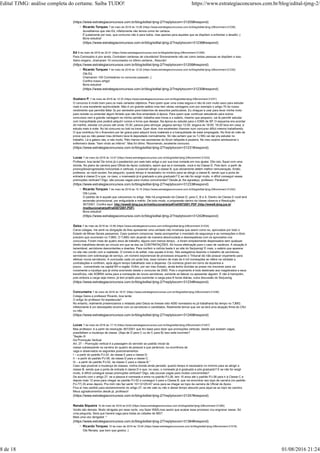 (https://www.estrategiaconcursos.com.br/blog/edital-tjmg-2/?replytocom=31205#respond)
Ricardo Torques 7 de maio de 2016 às 13:06 (https://www.estrategiaconcursos.com.br/blog/edital-tjmg-2/#comment-31236)
Acreditamos que não Ed, infelizmente não temos como ter certeza.
É justamente por isso, que concurso não é para todos, mas apenas para aqueles que se dispõem a enfrentar o desafio ;)
Bons estudos!
(https://www.estrategiaconcursos.com.br/blog/edital-tjmg-2/?replytocom=31236#respond)
Ed 6 de maio de 2016 às 22:51 (https://www.estrategiaconcursos.com.br/blog/edital-tjmg-2/#comment-31206)
Para Comissário é pior ainda. Contratam centenas de voluntários! Sinceramente não sei como tantas pessoas se dispõem a isso.
Salvo engano, chamaram 10 concursados no último certame., Absurdo!
(https://www.estrategiaconcursos.com.br/blog/edital-tjmg-2/?replytocom=31206#respond)
Ricardo Torques 7 de maio de 2016 às 12:20 (https://www.estrategiaconcursos.com.br/blog/edital-tjmg-2/#comment-31230)
Olá Ed,
Chamaram 150 Comissários no concurso passado ;)
Confira nosso artigo!
Bons estudos!
(https://www.estrategiaconcursos.com.br/blog/edital-tjmg-2/?replytocom=31230#respond)
Gustavo P. 7 de maio de 2016 às 12:33 (https://www.estrategiaconcursos.com.br/blog/edital-tjmg-2/#comment-31231)
O concurso é muito bom para os mais variados objetivos. Para quem quer uma coisa segura e não tá com muito saco para estudar
mais é uma excelente oportunidade. Não é um grande salário mas tem várias vantagens com por exemplo o artigo 70 do nosso
rendimento que permitia faltar 3x por semestre para tratarmos de assuntos particulares. Eu cheguei a usar para levar minha moto
para revisão ou emendar algum feriado que não fora emendado à época. Para quem quer continuar estudando para outros
concursos vem a grande vantagem na minha opinião: trabalha seis horas e o salário, mesmo que pequeno, vai te permitir estudar
com tranquilidade pois poderá adquirir cursos e livros que desejar. Na época eu estudei para o ICMS de SP. O esquema era acordar
de manhã, estudar um pouco até umas 10:30, parava para almoçar, pegava serviço 12:00, largava às 18:00, 18:20 tava em casa, e
estuda mais à noite. No tal concurso eu bati na trave. Quer dizer, tive excelentes chances num concurso difícil mesmo trabalhando.
O que contribuiu foi o financeiro por ter grana para adquirir bons materiais e a tranquilidade de estar empregado. No final do mês da
prova que eu não passei meu dinheiro tava lá depositado normalmente. Só não achem que no TJ MG vai dar pra estudar no
trabalho. Lá a galera rala, e rala muito. Pelo menos nas secretarias do fórum lafayette é pauleira. No meu exame admissional o
enfermeiro disse: “bem vindo ao inferno”. Mas foi ótimo. Recomendo, excelente concurso.
(https://www.estrategiaconcursos.com.br/blog/edital-tjmg-2/?replytocom=31231#respond)
Lucas 7 de maio de 2016 às 12:47 (https://www.estrategiaconcursos.com.br/blog/edital-tjmg-2/#comment-31233)
Professor, boa tarde! De início já o parabenizo por este belo artigo e por sua boa vontade em nos ajudar. Dito isto, fiquei com uma
dúvida. No plano de carreira para Oficial de Apoio Judiciário, assim que se é nomeado, vocé é da Classe D. Pois bem, a partir de
promoções/progressões horizontais e verticais, é possível atingir a classe B, que obviamente detém melhor remuneração. Então,
professor, se você souber, lhe pergunto, quanto tempo é necessário no mínimo para se atingir a classe B, sendo que a porta de
entrada é classe D e que, no caso, o noameado já é graduado e pós graduado? E se não for exigir muito, é difícil conseguir essas
promoções verticais? Digo, são poucas vagas para muitos concorrentes? Desde já, lhe agradeço, professor. Parabéns!
(https://www.estrategiaconcursos.com.br/blog/edital-tjmg-2/?replytocom=31233#respond)
Ricardo Torques 7 de maio de 2016 às 15:14 (https://www.estrategiaconcursos.com.br/blog/edital-tjmg-2/#comment-31242)
Olá Lucas,
O padrão de é aquele que colocamos no artigo. Não há progressão da Classe D, para C, B e A. Dentro da Classe D você terá
ascensão promocional, por antiguidade e mérito. De todo modo, a progressão dentro da classe observa a Resolução
367/2001. Confira aqui: http://www8.tjmg.jus.br/institucional/at/pdf/re03672001.PDF (http://www8.tjmg.jus.br
/institucional/at/pdf/re03672001.PDF).
Bons estudos!
(https://www.estrategiaconcursos.com.br/blog/edital-tjmg-2/?replytocom=31242#respond)
Geiza 7 de maio de 2016 às 12:56 (https://www.estrategiaconcursos.com.br/blog/edital-tjmg-2/#comment-31234)
Caros colegas, me senti na obrigação de lhes apresentar uma verdade não mostrada que assim como eu, aprovados por todo o
Estado de Minas Gerais passamos. Caso queiram comprovar, basta acompanhar o mandado de segurança e as nomeações a título
precário que ocorreram no TJMG. O TJMG vem atuando de maneira desvinculada e desrespeitosa com os aprovados nos
concursos. Foram mais de quatro anos de trabalho, alguns com menos tempo…e foram simplesmente dispensados sem qualquer
direito trabalhista devido ao vínculo em que se deu as CONTRATAÇÕES. Só houve efetivação para o caso de vacância. A situação é
lamentável, servidores descontentes e doentes. Para conferir a notícia basta ir ao site do Serjusmig! E mais, o salário que aparece
no site não condiz com a realidade. O correto é do edital, mas aquele é bruto. São estagiários fazendo o trabalho de servidores,
servidores com sobrecarga de serviço, um número exponencial de processos enquanto o Tribunal diz não possuir orçamento para
efetivar novos servidores. A conclusão cada um pode tirar, esse número de mais de 4 mil nomeações se refere na verdade a
contratações e confiram, após algum tempo trabalhado veio a dispensa. Os números giram em torno de duzentos e
pouco…concentrado na capital BH e região. Enfim, por ser meu Estado, ainda tenho dúvidas se posso me inscrever para ver
novamente a injustiça que já vinha ocorrendo desde o concurso de 2005. Pois o orçamento é todo destinado aos magistrados e seus
benefícios, não SOBRA verba para a nomeação de novos servidores, somente se falecer ou aposentar alguém. E não é trampolim,
pois embora a carga seja menor, já tem projeto para aumentar a carga para 8 horas diárias, outra discussão do Serjusmig.
(https://www.estrategiaconcursos.com.br/blog/edital-tjmg-2/?replytocom=31234#respond)
Concurseira 7 de maio de 2016 às 16:51 (https://www.estrategiaconcursos.com.br/blog/edital-tjmg-2/#comment-31246)
Colega Geiza e professor Ricardo, boa tarde;
O artigo do professor foi espetacular!
No entanto, realmente presenciamos o relatado pela Geiza se tivesse sido 4000 nomeados eu já trabalharia faz tempo no TJMG.
Infelizmente é um desrespeito enorme com os servidores e candidatos. Realmente temos que ver se terá uma atuação firme do CNJ
ou não.
(https://www.estrategiaconcursos.com.br/blog/edital-tjmg-2/?replytocom=31246#respond)
Lucas 7 de maio de 2016 às 17:15 (https://www.estrategiaconcursos.com.br/blog/edital-tjmg-2/#comment-31247)
Mas professor, é a partir da resolução 367/2001 que tiro base para dizer que promoções verticais, desde que existam vagas,
possibilitam a mudança de classe. (Seja de D para C ou de C para B) Isso está incorreto?
“Seção III
Da Promoção Vertical
Art. 27 – Promoção vertical é a passagem do servidor ao padrão inicial da
classe subseqüente na carreira do quadro de pessoal a que pertencer, na ocorrência de
vaga e observados os seguintes posicionamentos:
I – a partir do padrão PJ-24, da classe E para a classe D;
II – a partir do padrão PJ-38, da classe D para a classe C;
III – a partir do padrão PJ-52, da classe C para a classe B.”
Caso seja possível a mudança de classes, minha dúvida ainda persiste: quanto tempo é necessário no mínimo para se atingir a
classe B, sendo que a porta de entrada é classe D e que, no caso, o nomeado já é graduado e pós graduado? E se não for exigir
muito, é difícil conseguir essas promoções verticais? Digo, são poucas vagas para muitos concorrentes?
De acordo com o artigo 27, se a pessoa é nomeada e entra no padrão PJ-28, tem 10 anos até o padrão PJ-38 para ir à Classe C e
depois mais 12 anos para chegar ao padrão PJ-52 e conseguir ir para a Classe B, que vai encontrar seu topo de carreira (no padrão
PJ-77) 25 anos depois. Pra mim não faz sentir 10+12+25=47 anos para se chegar ao topo da carreira de Oficial de Apoio.
Fica aí meu pedido para esclarecimento do artigo 27, se ele vale ou não e desse tempo absurdo para alçar-se ao topo da carreira.
Meus agradecimentos desde já, professor!
(https://www.estrategiaconcursos.com.br/blog/edital-tjmg-2/?replytocom=31247#respond)
Renata Siqueira 10 de maio de 2016 às 9:03 (https://www.estrategiaconcursos.com.br/blog/edital-tjmg-2/#comment-31384)
Vocês são demais. Muito obrigada por esse norte, vou fazer INSS,mas assim que acabar esse processo vou engrenar nesse. Só
uma pergunta. Será que haverá vaga para todas as cidades de MG?
Mais uma vez obrigada! :*
(https://www.estrategiaconcursos.com.br/blog/edital-tjmg-2/?replytocom=31384#respond)
Ricardo Torques 10 de maio de 2016 às 15:04 (https://www.estrategiaconcursos.com.br/blog/edital-tjmg-2/#comment-31416)
Olá Renata, que bom que gostou ;)
Edital TJMG: análise completa do certame. Saiba TUDO! https://www.estrategiaconcursos.com.br/blog/edital-tjmg-2/
8 de 18 01/08/2016 21:24
 