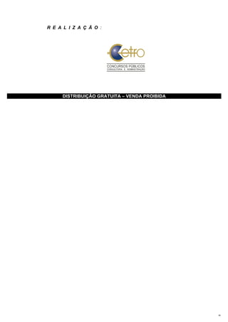 R E A L I Z A Ç Ã O :




      DISTRIBUIÇÃO GRATUITA – VENDA PROIBIDA




                                               40
 