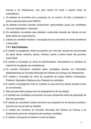 Edital Conselho Tutelar de Pirapora