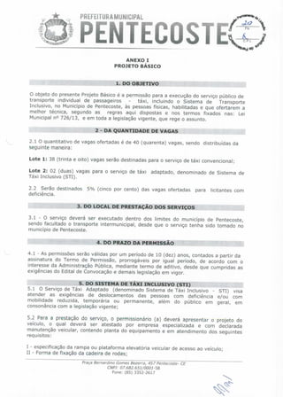 Edital dos motoristas