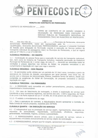 Edital dos motoristas