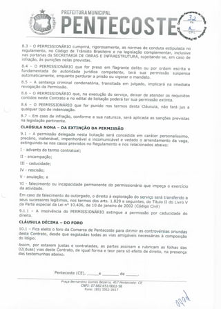 Edital dos motoristas