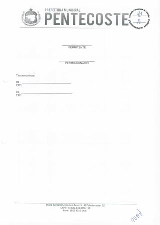 Edital dos motoristas