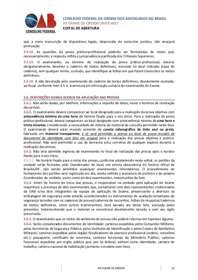 Resultado do xvi exame de ordem