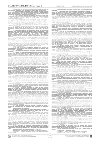 Documento assinado digitalmente conforme MP nº 2.200-2 de 24/08/2001,
que institui a Infraestrutura de Chaves Públicas Brasileira - ICP-Brasil.
Este documento pode ser verificado no endereço eletrônico
http://www.in.gov.br/autenticidade.html, pelo código 05302020033100035
35
Nº 62, terça-feira, 31 de março de 2020ISSN 1677-7069Seção 3
5. DO RECURSO DA JUSTIFICATIVA DE AUSÊNCIA NO ENEM 2019 E/OU DA
SOLICITAÇÃO DE ISENÇÃO DA TAXA DE INSCRIÇÃO PARA O ENEM 2020 IMPRESSO
5.1 Caso a justificativa de ausência no Enem 2019 e/ou solicitação de isenção
da taxa de inscrição para o Enem 2020 impresso sejam reprovadas, o participante poderá
solicitar recurso das 10h do dia 27 de abril às 23h59 do dia 1º de maio de 2020 (horário
de Brasília-DF) pelo endereço <enem.inep.gov.br/participante>.
5.1.1 Para a solicitação de recurso da justificativa de ausência no Enem 2019,
o participante deverá enviar nova documentação que justifique sua ausência, observando
a opção escolhida, conforme Anexo II deste Edital, pelo endereço
<enem.inep.gov.br/participante>.
5.1.2 Para a solicitação de recurso da isenção da taxa de inscrição para o
Enem 2020 impresso, o participante deverá enviar documentação que comprove a
situação de solicitação de isenção, observando a opção escolhida, conforme Anexo III
deste Edital, pelo endereço <enem.inep.gov.br/participante>.
5.1.3 Serão aceitos somente documentos nos formatos PDF, PNG ou JPG, com
o tamanho máximo de 2MB.
5.2 O resultado do recurso de justificativa de ausência no Enem 2019 e/ou
solicitação de isenção da taxa de inscrição para o Enem 2020 impresso deverá ser
consultado no endereço <enem.inep.gov.br/participante>, a partir do dia 7 de maio de
2020.
5.3 O participante que tiver sua solicitação de recurso de justificativa de
ausência no Enem 2019 e/ou solicitação de isenção da taxa de inscrição para o Enem
2020 impresso reprovada, ou que não apresentou recurso e desejar realizar o Enem 2020
impresso, deverá acessar o sistema de inscrição pelo endereço
<enem.inep.gov.br/participante>, informar os dados solicitados, gerar a GRU Cobrança e
efetuar o pagamento da taxa de inscrição, conforme itens 7 e 8, para ter sua inscrição
confirmada.
5.4 As informações prestadas no sistema de justificativa de ausência no Enem
2019 e isenção da taxa de inscrição para o Enem 2020 impresso são de responsabilidade
do participante.
5.5 O Inep não se responsabiliza por solicitação de recurso não recebida por
quaisquer motivos de ordem técnica dos equipamentos eletrônicos, falhas de
comunicação, congestionamento das linhas de comunicação, procedimento indevido do
participante e/ou outros fatores que impossibilitem a transferência de dados. É de
responsabilidade do participante acompanhar a situação de seu recurso.
6. DOS ATENDIMENTOS
6.1 O Inep, nos termos da legislação, assegurará o(s) recurso(s) de
acessibilidade e/ou Tratamento pelo Nome Social para participantes que requeiram desde
que comprovem a necessidade.
6.2 O participante que necessitar de atendimento especializado deverá, no ato
da inscrição:
6.2.1 Informar a(s) condição(ões) que motiva(m) a sua solicitação: baixa visão,
cegueira, visão monocular, deficiência física, deficiência auditiva, surdez, deficiência
intelectual (mental), surdocegueira, dislexia, déficit de atenção, autismo, discalculia,
gestante, lactante, idoso, estudante em classe hospitalar e/ou pessoa com outra condição
específica.
6.2.1.1 O participante que solicitar atendimento para cegueira, surdocegueira,
baixa visão, visão monocular e/ou outra condição específica e tiver sua solicitação
aprovada pelo Inep poderá ser acompanhado por cão-guia e utilizar material próprio:
máquina de escrever em Braille, lâmina overlay, reglete, punção, sorobã ou cubaritmo,
caneta de ponta grossa, tiposcópio, assinador, óculos especiais, lupa, telelupa, luminária,
tábuas de apoio, multiplano, plano inclinado, medidor de glicose e bomba de insulina. Os
recursos serão vistoriados pelo aplicador, exceto o cão-guia, o medidor de glicose e a
bomba de insulina.
6.2.1.2 O participante que solicitar atendimento para deficiência auditiva,
surdez ou surdocegueira poderá indicar o uso do aparelho auditivo ou implante coclear
na inscrição. Os recursos não serão vistoriados pelo aplicador.
6.2.1.3 A participante que solicitar atendimento para lactante deverá, nos dois
dias de realização do Exame, levar um acompanhante adulto, conforme art. 5º, da Lei nº
10.406, de 10 de janeiro de 2002, e art. 3° da Lei n° 13.872, de 17 de setembro de 2019,
que ficará em sala reservada e será responsável pela guarda do lactente, ou seja, a
participante lactante não poderá ter acesso à sala de provas acompanhada do lactente (a
criança).
6.2.1.3.1 O acompanhante da participante lactante não poderá ter acesso à
sala de provas e deverá cumprir as obrigações deste Edital, inclusive as referentes à
guarda de objetos, nos termos dos itens 13.1.10 a 13.1.14 e 13.1.22 deste Edital.
6.2.1.3.2 Durante a aplicação das provas, qualquer contato entre a
participante lactante e o respectivo acompanhante deverá ser presenciado por um
aplicador.
6.2.1.3.3 Não será permitida a entrada do lactente e do acompanhante após
o fechamento dos portões.
6.2.1.4 O participante em situação de Classe Hospitalar é aquele cujo processo
formal de escolarização ocorre no interior de instituição hospitalar ou afim, na condição
de estudante internado para tratamento de saúde.
6.2.1.4.1 Não é considerado participante em situação de Classe Hospitalar
aquele que, nas datas de aplicação do Enem 2020 impresso, estiver internado para
realização de partos, cirurgias ou tratamentos esporádicos, bem como pessoas que
trabalham na área hospitalar.
6.2.2 Solicitar o auxílio de acessibilidade de que necessita, de acordo com as
opções apresentadas: prova em Braille, tradutor intérprete de Língua Brasileira de Sinais
(Libras), vídeoprova em Libras (vídeo com a tradução de itens em Libras), prova com letra
ampliada (fonte de tamanho 18 e com figuras ampliadas), prova com letra superampliada
(fonte de tamanho 24 e com figuras ampliadas), uso de leitor de tela, guia-intérprete,
auxílio para leitura, auxílio para transcrição, leitura labial, tempo adicional, sala de fácil
acesso e/ou mobiliário acessível.
6.2.2.1 A vídeoprova em Libras e a prova compatível com o software leitor de
tela serão disponibilizadas em mídia eletrônica e serão executadas em um computador
disponibilizado pelo Inep.
6.2.2.2 Se houver falha técnica na aplicação da vídeoprova em Libras, nos dias
de provas, será disponibilizada prova adaptada em Libras impressa e intérprete de Libras,
que sanará dúvidas do participante.
6.2.3 Inserir documento legível que comprove a condição que motiva a
solicitação de Atendimento, para ser considerado válido para análise, no qual devem
conter:
a) nome completo do participante;
b) diagnóstico com a descrição da condição que motivou a solicitação e o
código correspondente à Classificação Internacional de Doença (CID 10). Os casos
específicos serão tratados conforme itens 6.2.3.1 e 6.2.3.2;
c) assinatura e identificação do profissional competente, com respectivo
registro do Conselho Regional de Medicina (CRM), do Ministério da Saúde (RMS) ou de
órgão competente.
6.2.3.1 O participante com transtorno funcional específico (dislexia, discalculia
e déficit de atenção) poderá anexar declaração ou parecer, com seu nome completo, com
a descrição do transtorno, emitida e assinada por entidade ou profissional habilitado, na
área da saúde ou similar e com a identificação da entidade e do profissional
declarante.
6.2.3.2. A participante lactante deverá anexar a certidão de nascimento do
lactente (criança) com idade inferior ou igual a 1 ano, no último dia de aplicação do
Exame (8 de novembro) ou atestado médico que comprove a gestação da participante,
conforme item 6.2.3.
6.2.3.3 O participante em situação de Classe Hospitalar deverá anexar a
declaração do hospital em que estiver internado para tratamento de saúde, informando
a disponibilidade de instalações adequadas para a aplicação do Exame. A declaração deve
conter:
a) o nome completo do participante internado e o seu CPF;
b) o diagnóstico, com a descrição da condição que motivou a solicitação;
c) o nome e o endereço completo do hospital, com UF/município, bairro,
logradouro e CEP;
d) a assinatura e a identificação do médico e/ou profissional especializado
responsável.
6.3 O participante que enviou documento comprobatório, declaração ou
parecer, nas edições do Enem 2017, 2018 e 2019, e foi aprovado não precisará anexar
nova documentação, caso a solicitação de atendimento seja a mesma apresentada nessas
edições, exceto para solicitação de atendimento em Classe Hospitalar.
6.4 Não serão aceitos documentos apresentados fora do sistema de inscrição
e fora do período das 10h do dia 11 de maio de 2020 às 23h59 do dia 22 de maio de
2020 (horário de Brasília-DF), mesmo que estejam em conformidade com o item 6.2.3
deste Edital.
6.5 O resultado da análise do documento comprobatório de que trata o item
6.2.3 deste Edital deverá ser consultado pelo endereço <enem.inep.gov.br/participante>,
a partir do dia 29 de maio de 2020.
6.5.1 Em caso de reprovação da documentação anexada, o participante
poderá solicitar recurso das 10h do dia 1º de junho, às 23h59 ao dia 5 de junho de 2020
(horário de Brasília-DF), pelo endereço <enem.inep.gov.br/participante>. O participante
deverá inserir novo documento que comprove a necessidade do Atendimento
Especializado.
6.5.1.1 O resultado do recurso da solicitação de Atendimento Especializado
deverá ser consultado no endereço <enem.inep.gov.br/participante>, a partir do dia 10 de
junho de 2020.
6.6 O Inep não se responsabiliza pelo não recebimento dos documentos
mencionados por quaisquer motivos de ordem técnica dos equipamentos eletrônicos,
falhas de comunicação, congestionamento das linhas de comunicação, procedimento
indevido do participante e/ou outros fatores que impossibilitem a transferência de dados.
É de responsabilidade exclusiva do participante acompanhar a situação de seu
Atendimento.
6.7 Se o documento, a declaração ou o parecer que motivou a solicitação de
Atendimento Especializado for aceito, o participante terá direito ao tempo adicional de 60
(sessenta) minutos em cada dia de provas, desde que o solicite no ato de inscrição, de
acordo com o disposto no Decreto nº 3.298, de 20 de dezembro de 1999, no Decreto nº
5.296, de 2 de dezembro de 2004, na Lei nº 12.764, de 27 de dezembro de 2012, na Lei
nº 13.146, de 6 de julho de 2015, na Súmula nº 377 do Superior Tribunal de Justiça e
na Lei nº 13.872/2019.
6.7.1 Não será concedido tempo adicional à participante lactante com
solicitação aprovada e que não compareça com o lactente e o acompanhante adulto, no
local de provas, nos dias de realização do Exame.
6.7.2 O participante que solicitar atendimento para surdez ou deficiência
auditiva e o recurso de vídeoprova em Libras terá o tempo adicional de até 120 (cento
e vinte) minutos em cada dia de prova.
6.8 O Tratamento pelo Nome Social é destinado a pessoa que se identifica e
quer ser reconhecida socialmente em consonância com sua identidade de gênero
(participante travesti ou transexual).
6.8.1 O participante que desejar Tratamento pelo Nome Social poderá solicitá-
lo, após sua inscrição, na Página do Participante <enem.inep.gov.br/participante>, das 10h
do dia 25 de maio às 23h59 do dia 29 de maio de 2020 (horário de Brasília-DF).
6.8.2 O participante que solicitar Tratamento pelo Nome Social deverá
apresentar documentos que comprovem a condição que o motiva. Os documentos
necessários são:
a) foto atual, nítida, individual, colorida, com fundo branco que enquadre
desde a cabeça até os ombros, de rosto inteiro, sem o uso de óculos escuros e artigos
de chapelaria (boné, chapéu, viseira, gorro ou similares);
b) cópia digitalizada, frente e verso, de um dos documentos de identificação
oficiais com foto, válido, conforme item 12.2 deste Edital.
6.8.3 Não serão aceitas solicitação e/ou inserção de documentos fora do
endereço <enem.inep.gov.br/participante> e/ou fora do período, conforme item 6.8.1
deste Edital, mesmo que estejam em conformidade com o item 6.8.2 deste Edital.
6.8.4 O resultado da análise da solicitação de Tratamento pelo Nome Social
deverá ser consultado no endereço <enem.inep.gov.br/participante>, a partir de 5 de
junho de 2020.
6.9 Em caso de reprovação da documentação anexada, o participante poderá
solicitar recurso, das 10h do dia 8 de junho às 23h59 do dia 12 de junho de 2020
(horário de Brasília-DF), pelo endereço <enem.inep.gov.br/participante> e inserir novos
documentos para análise.
6.9.1 O resultado do recurso do Tratamento pelo Nome Social deverá ser
consultado no endereço <enem.inep.gov.br/participante>, a partir do dia 18 de junho de
2020.
6.9.2 Caso os documentos enviados não estejam em conformidade com o item
6.8.2 deste Edital, o participante será identificado no Exame pelo Nome Civil.
6.10 O Inep não se responsabiliza pelo não recebimento dos documentos por
quaisquer motivos de ordem técnica dos aparelhos eletrônicos, falhas de comunicação,
congestionamento das linhas de comunicação e/ou procedimento indevido do
participante, bem como por outros fatores que impossibilitem a transferência de dados,
sendo de responsabilidade do participante acompanhar sua solicitação.
6.11 Todos os documentos de que trata o item 6 devem ser anexados e
enviados em formato PDF, PNG ou JPG, com o tamanho máximo de 2MB.
6.12 Não serão aceitas solicitações de Atendimento Especializado fora do
sistema e/ou do período de inscrição, conforme o item 7.1 deste Edital, exceto para os
casos previstos no item 6.15 deste Edital.
6.13 O participante deverá prestar informações exatas e fidedignas no sistema
de inscrição quanto à condição que motiva a solicitação de Atendimento e/ou de auxílio
de acessibilidade, sob pena de responder por crime contra a fé pública e de ser
eliminado do Exame, a qualquer tempo.
6.14 O Inep tem o direito de exigir, a qualquer momento, documentos que
atestem a condição que motiva a solicitação de Atendimento Especializado e/ou
Tratamento pelo Nome Social.
6.15 O participante que necessitar de atendimento devido a acidentes ou
casos fortuitos, após o período de inscrição, deverá solicitá-lo via Central de Atendimento
0800 616161, em até 1 (um) dia antes da aplicação do Exame.
6.15.1 O Inep analisará a situação e, se houver a disponibilidade para o
Atendimento, o recurso será disponibilizado. Em caso de indisponibilidade de
Atendimento com a necessidade comprovada, o participante irá para a reaplicação do
exame, em data a ser divulgada pelo Inep.
6.16 O participante que esteja com uma das doenças infectocontagiosas
listadas no item 6.16.1 deverá comunicar sua condição, por meio da Página do
Participante, até 1 (um) dia antes da aplicação do exame para análise de uma possível
participação na reaplicação do exame em data a ser divulgada pelo Inep.
6.16.1 São doenças infectocontagiosas para fins de solicitação de reaplicação
do Enem 2020 impresso: Coqueluche, Difteria, Doença Invasiva por Haemophilus
Influenza, Doença Meningocócica e outras meningites, Varíola, Influenza humana A e B,
Poliomielite por poliovírus selvagem, Sarampo, Rubéola, Varicela e Covid-19.
6.16.2 Para a análise, o participante deverá inserir documento, conforme
previsto no item 6.2.3 deste Edital.
6.16.3 Caso o diagnóstico ocorra no dia da aplicação, o participante deverá,
além de atender ao item 6.16, entrar em contato com o 0800 61 61 61 e relatar sua
condição, a fim de agilizar a necessária análise pelo Inep.
6.16.4 A aprovação do documento comprobatório garante a participação na
reaplicação do exame, em data a ser divulgada pelo Inep.
7. DA INSCRIÇÃO
7.1 A inscrição do participante deve ser realizada pelo endereço
<enem.inep.gov.br/participante>, no período entre as 10h do dia 11 de maio e as 23h59
do dia 22 de maio de 2020 (horário de Brasília-DF).
7.1.1 Não será permitida a inscrição fora do prazo e fora do sistema de
inscrição.
7.2 Na inscrição, o participante deverá:
7.2.1 Informar o número de seu CPF e a sua data de nascimento.
7.2.1.1 Será aceita apenas uma inscrição por número de CPF.
 
