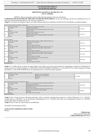 Edital do processo seletivo de Palmares