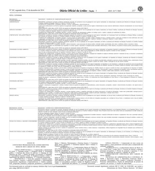 Nº 242, segunda-feira, 15 de dezembro de 2014 ISSN 1677-7069 157 
Este documento pode ser verificado no endereço eletrônico http://www.in.gov.br/autenticidade.html, 
pelo código 00032014121500157 
Documento assinado digitalmente conforme MP no- 2.200-2 de 24/08/2001, que institui a 
Infraestrutura de Chaves Públicas Brasileira - ICP-Brasil. 
3 
NÍVEL SUPERIOR 
PROFISSIONAL 
JÚNIOR/FORMAÇÃO 
REQUISITOS / EXEMPLOS DE ATRIBUIÇÕES/REMUNERAÇÃO 
ADMINISTRAÇÃO REQUISITOS: certificado de conclusão ou diploma, devidamente registrado, de conclusão de curso de graduação de nível superior, bacharelado, em Administração, reconhecido pelo Ministério da Educação, Secretarias ou 
Conselhos Estaduais de Educação. Registro no respectivo Conselho de Classe. 
EXEMPLOS DE ATRIBUIÇÕES: Acompanhar, participar e executar o planejamento e desenvolvimento de 
estudos técnico-administrativos nos diversos segmentos da organização; implantar, acompanhar e avaliar processos ligados à Administração nas áreas comercial, administrativa, financeira, de planejamento, de recursos humanos 
entre outras. 
REMUNERAÇÃO: salário básico de R$ 5.249,89 com garantia de remuneração mínima de R$ 8.866,74. 
CIÊNCIAS CONTÁBEIS REQUISITOS: certificado de conclusão ou diploma, devidamente registrado, de conclusão de curso de graduação de nível superior, bacharelado, em Ciências Contábeis, reconhecido pelo Ministério da Educação, Secretarias 
ou Conselhos Estaduais de Educação. Registro no respectivo Conselho de Classe. 
EXEMPLOS DE ATRIBUIÇÕES: Acompanhar, participar e executar a elaboração das demonstrações contábeis e do balanço social e a análise e apuração de recolhimentos de tributos. 
REMUNERAÇÃO: salário básico de R$ 5.249,89 com garantia de remuneração mínima de R$ 8.866,74. 
COMUNICAÇÃO / RELAÇÕES PÚBLICAS REQUISITOS: certificado de conclusão ou diploma, devidamente registrado, de conclusão de curso de graduação de nível superior, bacharelado, em Comunicação Social com habilitação em Relações Públicas, reconhecido 
pelo Ministério da Educação, Secretarias ou Conselhos Estaduais de Educação. Registro no respectivo Conselho de Classe. 
EXEMPLOS DE ATRIBUIÇÕES: Acompanhar, participar e executar pesquisas de opinião pública e atividades voltadas à produção de meios e conteúdos textuais e visuais para veiculação em meios audivisuais, bem como 
a organização e acompanhamento de eventos corporativos e participação da Companhia em feiras, exposições, congressos, seminários, conferências, simpósios e eventos similares. 
REMUNERAÇÃO: salário básico de R$ 5.249,89 com garantia de remuneração mínima de R$ 8.866,74. 
D I R E I TO REQUISITOS: certificado de conclusão ou diploma, devidamente registrado, de curso de graduação de nível superior, bacharelado, em Direito, reconhecido pelo Ministério da Educação, Secretarias ou Conselhos Estaduais 
de Educação. Registro no respectivo Conselho de Classe. 
EXEMPLO DE ATRIBUIÇÕES: acompanhar, participar e elaborar documentos e peças processuais de natureza jurídica, realizando estudos especializados sobre temas e problemas jurídicos, necessários à defesa 
dos interesses da Companhia, em conformidade com a legislação e as normas vigentes e representar a Companhia perante autoridades administrativas e Poder Judiciário, em questões de natureza jurídica, patrocinando as causas 
que lhe forem atribuídas. 
REMUNERAÇÃO: salário básico de R$ 5.249,89 com garantia de remuneração mínima de R$ 8.866,74. 
ENGENHARIA DE MEIO AMBIENTE REQUISITOS: certificado de conclusão ou diploma, devidamente registrado, de conclusão de curso de graduação de nível superior, bacharelado, em Engenharia Ambiental, reconhecido pelo Ministério da Educação Secretarias 
ou Conselhos Estaduais de Educação. Outras formações na área ambiental serão aceitas, desde de que acompanhadas de certidão emitida pelo respectivo Conselho de Classe, atestando a 
posse de todas as atribuições profissionais de Engenheiro Ambiental. Registro no respectivo Conselho de Classe. 
EXEMPLOS DE ATRIBUIÇÕES: Acompanhar, participar e executar ações de gestão ambiental, garantindo a adequação da Companhia às exigências ambientais, promover o tratamento de áreas, se necessário, eventualmente 
impactadas pelas atividades da Companhia, bem como avaliações ambientais de novo empreedimentos. 
REMUNERAÇÃO: salário básico de R$ 5.249,89 com garantia de remuneração mínima de R$ 8.866,74. 
ENGENHARIA DE PRODUÇÃO REQUISITOS: certificado de conclusão ou diploma, devidamente registrado, de conclusão de curso de graduação de nível superior, bacharelado, em Engenharia de Produção, reconhecido pelo Ministério da Educação, 
Secretarias ou Conselhos Estaduais de Educação. Registro no Respectivo Conselho de Classe. 
EXEMPLOS DE ATRIBUIÇÕES: acompanhar, participar e executar a organização e métodos de trabalho, com foco na melhoria da produtividade, analisando os processos correntes, propondo rotinas e padronizações eficazes 
das atividades e avaliando fornecedores, bem como atividades relacionadas à programação da entrega de produtos e projetos aos clientes, visando a otimização do uso dos recursos existentes. 
REMUNERAÇÃO: salário básico de R$ 5.249,89 com garantia de remuneração mínima de R$ 8.866,74. 
ENGENHARIA DE SEGURANÇA DO TRABALHO REQUISITOS: certificado de conclusão ou diploma, devidamente registrado, de curso de graduação de nível superior, bacharelado, em Engenharia, ou em Arquitetura, e certificado de conclusão de curso de especialização 
em nível de pós-graduação em Engenharia de Segurança do Trabalho, ou em Engenharia de Segurança, reconhecidos pelo Ministério da Educação, Secretarias ou Conselhos Estaduais de Educação. Outras formações na área 
de Segurança do Trabalho serão aceitas, desde que acompanhadas de certidão emitida pelo 
respectivo Conselho de Classe, atestando a posse de todas as atribuições profissionais de Engenheiro de Segurança do Trabalho. Registro no respectivo Conselho de Classe, como Engenheiro(a) de Segurança do Trabalho. 
EXEMPLO DE ATRIBUIÇÕES: acompanhar, participar e executar atividades relacionadas aos programas de capacitação, educação e conscientização, visando ao cumprimento da legislação, normas e procedimentos aplicáveis 
às questões de segurança relacionadas às diversas atividades da Companhia; elaboração e revisão de planos de emergência, combate a incêndio e demais planos pertinentes a área de Segurança. 
REMUNERAÇÃO: salário básico de R$ 5.249,89 com garantia de remuneração mínima de R$ 8.866,74. 
ENGENHARIA ELÉTRICA REQUISITOS: certificado de conclusão ou diploma, devidamente registrado, de conclusão de curso de graduação de nível superior, bacharelado, em Engenharia Elétrica, reconhecido pelo Ministério da Educação, Secretarias 
ou Conselhos Estaduais de Educação. Registro no Respectivo Conselho de Classe. 
EXEMPLOS DE ATRIBUIÇÕES: Acompanhar, participar e executar atividades relacionadas à elaboração de projetos, assistência técnica, planejamento, manutenção, fiscalização de obras, fiscalização de contratos, 
inspeção de materiais e equipamentos, avaliação de fornecedores, bem como dar suporte técnico a clientes e ter conhecimento das Normas Reguladoras do Setor Elétrico e a Norma Reguladora do Ministério do Trabalho e 
Emprego, NR 10. 
REMUNERAÇÃO: salário básico de R$ 5.249,89 com garantia de remuneração mínima de R$ 8.866,74. 
ENGENHARIA MECÂNICA REQUISITOS: certificado de conclusão ou diploma, devidamente registrado, de conclusão de curso de graduação de nível superior, bacharelado, em Engenharia Mecânica, reconhecido pelo Ministério da Educação, Secretarias 
ou Conselhos Estaduais de Educação. Registro no Respectivo Conselho de Classe. 
EXEMPLOS DE ATRIBUIÇÕES: acompanhar, participar e executar atividades da elaboração de projetos, 
instalação e manutenção de equipamentos e sistemas; coordenar sistemas de garantia de qualidade em empreendimentos; avaliar fornecedores; acompanhar e analisar o desenvolvimento de produtos e dar suporte técnico a 
clientes. 
REMUNERAÇÃO: salário básico de R$ 5.249,89 com garantia de remuneração mínima de R$ 8.866,74. 
PSICOLOGIA REQUISITOS: certificado de conclusão ou diploma, devidamente registrado, de curso de graduação de nível superior em Psicologia, reconhecido pelo Ministério da Educação, Secretarias ou Conselhos Estaduais de Educação. 
Registro no respectivo Conselho de Classe. 
EXEMPLO DE ATRIBUIÇÕES: acompanhar, participar e executar programas, projetos e campanhas relacionados aos aspectos psicossociais e de gestão de desempenho, visando maior produtividade, realização pessoal e 
qualidade de vida no trabalho, e aos fatores de risco ocupacional e saúde mental no ambiente de trabalho, atuando na prevenção, identificação e avaliação desses fatores. 
REMUNERAÇÃO: salário básico de R$ 5.249,89 com garantia de remuneração mínima de R$ 8.866,74. 
SERVIÇO SOCIAL REQUISITOS: certificado de conclusão ou diploma, devidamente registrado, de conclusão de curso de graduação de nível superior, bacharelado, em Serviço Social, reconhecido pelo Ministério da Educação, Secretarias ou 
Conselhos Estaduais de Educação. Registro no respectivo Conselho de Classe. 
EXEMPLOS DE ATRIBUIÇÕES: acompanhar, participar e executar estudos e pesquisas internas ou fora do âmbito da Companhia relacionadas com a atividade de Serviço Social e o atendimento social à força de trabalho, 
aposentados, pensionistas, dependentes e/ou familiares de forma individual ou em grupo. 
REMUNERAÇÃO: salário básico de R$ 5.249,89 com garantia de remuneração mínima de R$ 8.866,74. 
PROFISSIONAL JÚNIOR REQUISITOS / EXEMPLOS DE ATRIBUIÇÕES/REMUNERAÇÃO 
ÊNFASE EM AUTOMAÇÃO REQUISITOS: diploma ou certificado de conclusão, devidamente registrado, de curso de graduação de nível superior, bacharelado, em Engenharia Mecatrônica, ou em Engenharia Eletrônica, ou em Engenharia Elétrica, ou em 
Engenharia de Controle e Automação, reconhecido pelo Ministério da Educação, Secretarias ou Conselhos Estaduais de Educação. Outras formações nessas áreas serão aceitas, desde que acompanhadas de certidão emitida pelo 
respectivo Conselho de Classe, atestando a posse de todas as atribuições profissionais 
de uma das Engenharias Exigidas. Registro no respectivo Conselho de Classe. 
EXEMPLO DE ATRIBUIÇÕES: acompanhar, participar e executar, engenharia de manutenção de equipamentos de unidades industriais e inspeção da fabricação de materiais e equipamentos; bem como a automação industrial, 
para operação de instalações através de sistemas de controle e aquisição de dados, acompanhar, 
participar e executar a organização e métodos de trabalho, com foco na melhoria da produtividade, analisando os processos correntes, bem como atividades relacionadas à programação da entrega de produtos e projetos aos 
clientes, visando a otimização do uso dos recursos existentes. 
REMUNERAÇÃO: salário básico de R$ 5.249,89 com garantia de remuneração mínima de R$ 8.866,74. 
ÊNFASE EM VENDAS A GRANDES CONSUMIDORES REQUISITOS: certificado de conclusão ou diploma, devidamente registrado, de conclusão de curso de graduação de nível superior, bacharelado, em Engenharia Mecânica, reconhecido pelo Ministério da Educação, Secretarias 
ou Conselhos Estaduais de Educação. Carteira Nacional de Habilitação de, no mínimo, categoria B. Registro no Respectivo Conselho de Classe. 
EXEMPLOS DE ATRIBUIÇÕES: Acompanhar e participar da comercialização e recomendar produtos da área de grandes consumidores (lubrificantes e combustíveis), negociando prazos, preços e formas de pagamento junto 
aos fornecedores e clientes, de acordo com as características do equipamento; elaborar planos de marketing avaliando propostas comerciais e planos de lubrificação de equipamentos industriais e automotivos; realizar pesquisas 
e ações voltadas mercado e cliente com foco em produtividade e rentabilidade; 
implantar programas de monitoração preventiva e preditiva de equipamentos; prestar assistência técnica a clientes industriais e transportadores; elaborar diagnósticos de integridade física de instalações para recebimento de 
combustíveis e lubrificantes. 
REMUNERAÇÃO: salário básico de R$ 5.249,89 com garantia de remuneração mínima de R$ 8.866,74. 
ÊNFASE EM VENDAS A REDE AUTOMOTIVA REQUISITOS: certificado de conclusão ou diploma, devidamente registrado, de conclusão de curso de graduação de nível superior, bacharelado, em Administração de Empresas, ou em Economia, ou em Marketing, ou em 
Engenharia, reconhecido pelo Ministério da Educação, Secretarias ou Conselhos Estaduais de 
Educação. Registro no respectivo Conselho de Classe, acrescido de Carteira Nacional de Habilitação de, no mínimo, categoria B. 
EXEMPLOS DE ATRIBUIÇÕES: participar da comercialização de combustíveis líquidos, gás natural, lubrificantes, serviços e produtos de conveniência da área automotiva negociando prazos, preços e formas de 
pagamento junto aos fornecedores e clientes; acompanhar as tendências do mercado e seus respectivos segmentos; elaborar planos de marketing avaliando economicamente propostas comerciais; realizar pesquisas e ações 
voltadas ao mercado, cliente e franqueados com foco em produtividade e rentabilidade. 
REMUNERAÇÃO: salário básico de R$ 5.249,89 com garantia de remuneração mínima de R$ 8.866,74. 
ANEXO III 
CONTEÚDOS PROGRAMÁTICOS CONHECIMENTOS 
BÁSICOS DOS CARGOS DE NÍVEL MÉDIO 
LÍNGUA PORTUGUESA I: 1. Compreensão e interpretação 
de textos. 2. Tipologia textual. 3. Ortografia oficial. 4. Acentuação 
gráfica. 5. Emprego das classes de palavras. 6. Emprego do sinal 
indicativo de crase. 7. Sintaxe da oração e do período. 8. Pontuação. 
9. Concordância nominal e verbal. 10. Regência nominal e verbal. 11. 
Significação das palavras (Semântica). 12. Colocação pronominal. 
MATEMÁTICA: 1. Teoria dos conjuntos. Conjuntos numé-ricos. 
Relações. Funções e equações polinomiais e transcendentais 
(exponenciais, logarítmicas e trigonométricas). 2. Análise combina-tória, 
progressão aritmética, progressão geométrica e probabilidade 
básica. 3. Matrizes, Determinantes e Sistemas lineares. 4. Geometria 
plana: áreas e perímetros. 5. Geometria espacial: áreas e volumes. 6. 
Números complexos. 
INFORMÁTICA I: 1. Conhecimentos básicos de Word, Ex-cel 
e Power Point versão 2010. 2. Conceito de internet e intranet e 
principais navegadores 3. Rotinas de proteção e segurança. 4. Con-ceitos 
de organização de arquivos e métodos de acesso. 
CONHECIMENTOS BÁSICOS DOS CARGOS DE NÍVEL 
SUPERIOR 
LÍNGUA PORTUGUESA II: 1. Compreensão e interpre-tação 
de textos. 2. Tipologia textual. 3. Ortografia oficial. 4. Acen-tuação 
gráfica. 5. Emprego das classes de palavras. 6. Emprego do 
sinal indicativo de crase. 7. Sintaxe da oração e do período. 8. Pon-tuação. 
9. Concordância nominal e verbal. 10. Regência nominal e 
verbal. 11. Significação das palavras. 12. Colocação pronominal. 
LÍNGUA INGLESA: 1. Compreensão de texto escrito em 
língua inglesa. 2. Itens gramaticais relevantes para a compreensão dos 
conteúdos semânticos. 
INFORMÁTICA II: 1. Conhecimentos básicos de Word, Ex-cel 
e Power Point ? versão 2010. 2. Conceito de internet e intranet e 
principais navegadores 3. Rotinas de proteção e segurança. 4. Con-ceitos 
de organização de arquivos e métodos de acesso. 
CONHECIMENTOS ESPECÍFICOS DOS CARGOS DE 
NÍVEL MÉDIO 
TÉCNICO(A) DE ADMINISTRAÇÃO E CONTROLE JÚ- 
NIOR: 1. Raciocínio Lógico. 2. Matemática Financeira: Razão e 
proporção. Porcentagem. Juros simples e compostos. Descontos. 3. 
Processos Administrativos: Noções de administração de pessoal, de 
material e de serviços. 4. Noções de arquivologia. 
 