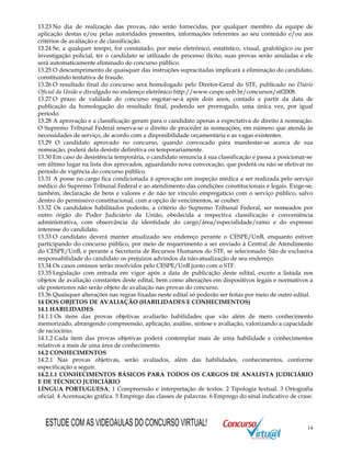 Edital concurso STF 2008