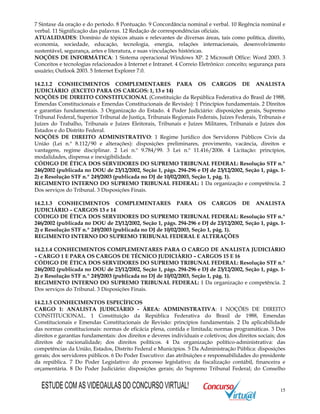 Edital concurso STF 2008