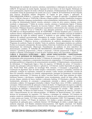 Edital concurso STF 2008