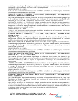 Edital concurso STF 2008