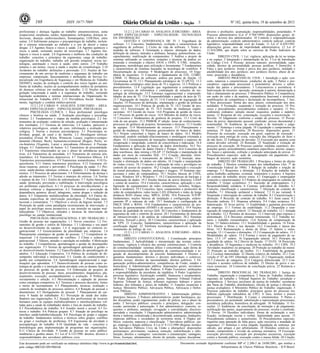 8
termos do artigo 43 do Decreto nº 3.298/1999 e suas alterações e da Súmula nº 377 do Superior Tribunal
de Justiça (STJ).
5.6.2 Os candidatos deverão comparecer à perícia médica munidos de documento de identidade original e
de laudo médico (original ou cópia autenticada em cartório) que ateste a espécie e o grau ou nível de
deficiência, com expressa referência ao código correspondente da Classificação Internacional de Doenças
(CID-10), conforme especificado no Decreto nº 3.298/1999 e suas alterações, bem como à provável causa
da deficiência, de acordo com o modelo constante do Anexo deste edital, e, se for o caso, de exames
complementares específicos que comprovem a deficiência física.
5.6.3 O laudo médico (original ou cópia autenticada em cartório) será retido pelo CESPE/UnB por ocasião da
realização da perícia médica.
5.6.4 Os candidatos convocados para a perícia médica deverão comparecer com uma hora de antecedência
do horário marcado para o seu início, conforme edital de convocação.
5.6.5 Perderá o direito de concorrer às vagas reservadas às pessoas com deficiência o candidato que, por
ocasião da perícia médica, não apresentar laudo médico (original ou cópia autenticada em cartório) ou que
apresentar laudo que não tenha sido emitido nos últimos doze meses, bem como o que não for qualificado
na perícia médica como pessoa com deficiência ou, ainda, que não comparecer à perícia.
5.6.6 O candidato que não for considerado com deficiência na perícia médica, caso seja aprovado no
concurso, figurará na lista de classificação geral por cargo/área/especialidade.
5.6.7 A compatibilidade entre as atribuições do cargo e a deficiência apresentada pelo candidato será
avaliada durante o estágio probatório, na forma estabelecida no § 2º do artigo 43 do Decreto nº
3.298/1999 e suas alterações.
5.6.8 O candidato com deficiência que, no decorrer do estágio probatório, apresentar incompatibilidade da
deficiência com as atribuições do cargo será exonerado.
5.7 O candidato que, no ato da inscrição, se declarar com deficiência, se for qualificado na perícia médica e
não for eliminado do concurso, terá seu nome publicado em lista à parte e figurará também na lista de
classificação geral por cargo/área/especialidade.
5.8 As vagas definidas no subitem 5.1 deste edital que não forem providas por falta de candidatos com
deficiência aprovados serão preenchidas pelos demais candidatos, observada a ordem geral de classificação
por cargo/área/especialidade.
6 DAS INSCRIÇÕES NO CONCURSO PÚBLICO
6.1 TAXAS:
a) Analista Judiciário: R$ 80,00
b) Técnico Judiciário: R$ 60,00
6.2 Será admitida a inscrição somente via internet, no endereço eletrônico
http://www.cespe.unb.br/concursos/trt17_13, solicitada no período entre 10 horas do dia 26 de setembro
de 2013 e 23 horas e 59 minutos do dia 17 de outubro de 2013, observado o horário oficial de Brasília/DF.
6.2.1 O CESPE/UnB não se responsabilizará por solicitação de inscrição não recebida por motivos de ordem
técnica dos computadores, de falhas de comunicação, de congestionamento das linhas de comunicação,
por erro ou atraso dos bancos ou entidades conveniadas no que se refere ao processamento do pagamento
da taxa de inscrição, bem como por outros fatores que impossibilitem a transferência de dados.
6.2.2 O candidato poderá efetuar o pagamento da taxa de inscrição por meio da GRU Cobrança.
6.2.3 A GRU Cobrança estará disponível no endereço eletrônico
http://www.cespe.unb.br/concursos/trt17_13 e deverá ser, imediatamente, impressa, para o pagamento
da taxa de inscrição após a conclusão do preenchimento da ficha de solicitação de inscrição online.
6.2.3.1 O candidato poderá reimprimir a GRU Cobrança pela página de acompanhamento do concurso.
ESTUDE JÁ PARA O CONCURSO DO TRT-ES COM NOSSAS VIDEOAULAS
 