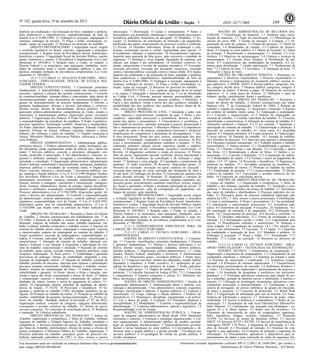 9
6.2.4 A GRU Cobrança pode ser paga em qualquer banco, bem como nas casas lotéricas e nos Correios,
obedecendo aos critérios estabelecidos nesses correspondentes bancários.
6.2.5 O pagamento da taxa de inscrição deverá ser efetuado até o dia 1º de novembro de 2013.
6.2.6 As inscrições efetuadas somente serão efetivadas após a comprovação de pagamento ou do
deferimento da solicitação de isenção da taxa de inscrição.
6.3 O comprovante de inscrição do candidato estará disponível no endereço eletrônico
http://www.cespe.unb.br/concursos/trt17_13, por meio da página de acompanhamento, após a aceitação
da inscrição, sendo de responsabilidade exclusiva do candidato a obtenção desse documento.
6.4 DAS DISPOSIÇÕES GERAIS SOBRE A INSCRIÇÃO NO CONCURSO PÚBLICO
6.4.1 Antes de efetuar a inscrição, o candidato deverá conhecer o edital e certificar-se de que preenche
todos os requisitos exigidos. No momento da inscrição, o candidato deverá optar pelo
cargo/área/especialidade a que deseja concorrer. Uma vez efetuada a inscrição, não será permitida, em
hipótese alguma, a sua alteração.
6.4.2 É vedada a inscrição condicional, a extemporânea, bem como a realizada via postal, via fax ou via
correio eletrônico.
6.4.3 É vedada a transferência do valor pago a título de taxa para terceiros, para outros concursos ou para
outro cargo/área/especialidade.
6.4.4 Para efetuar a inscrição, é imprescindível o número do Cadastro de Pessoa Física (CPF) do candidato.
6.4.5 As informações prestadas na solicitação de inscrição serão de inteira responsabilidade do candidato,
dispondo o CESPE/UnB do direito de excluir do concurso público aquele que não preencher a solicitação de
forma completa e correta.
6.4.6 O valor referente ao pagamento da taxa de inscrição não será devolvido em hipótese alguma, salvo
em caso de cancelamento do certame por conveniência da Administração Pública.
6.4.7 O comprovante de inscrição ou o comprovante de pagamento da taxa de inscrição deverá ser mantido
em poder do candidato e apresentado nos locais de realização das provas.
6.4.8 DOS PROCEDIMENTOS PARA PEDIDO DE ISENÇÃO DE TAXA DE INSCRIÇÃO
6.4.8.1 Não haverá isenção total ou parcial do valor da taxa de inscrição, exceto para os candidatos
amparados pelo Decreto nº 6.593, de 2 de outubro de 2008, publicado no Diário Oficial da União de 3 de
outubro de 2008.
6.4.8.2 Estará isento do pagamento da taxa de inscrição o candidato que:
a) estiver inscrito no Cadastro Único para Programas Sociais do Governo Federal (CadÚnico), de que trata o
Decreto nº 6.135, de 26 de junho de 2007; e
b) for membro de família de baixa renda, nos termos do Decreto nº 6.135, de 2007.
6.4.8.3 A isenção deverá ser solicitada mediante requerimento do candidato, disponível por meio do
aplicativo para a solicitação de inscrição, no período entre 10 horas do dia 26 de setembro de 2013 e 23
horas e 59 minutos do dia 17 de outubro de 2013, no endereço eletrônico
http://www.cespe.unb.br/concursos/trt17_13, contendo:
a) indicação do Número de Identificação Social (NIS), atribuído pelo CadÚnico; e
b) declaração eletrônica de que atende à condição estabelecida na alínea “b” do subitem 6.4.8.2 deste
edital.
6.4.8.4 O CESPE/UnB consultará o órgão gestor do CadÚnico para verificar a veracidade das informações
prestadas pelo candidato.
6.4.8.5 A veracidade das informações prestadas no requerimento de isenção será de inteira
responsabilidade do candidato, podendo este responder, a qualquer momento, no caso de serem prestadas
informações inverídicas ou utilizados documentos falsos, por crime contra a fé pública, o que acarreta
ESTUDE JÁ PARA O CONCURSO DO TRT-ES COM NOSSAS VIDEOAULAS
 