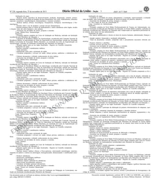 3

Nº 228, segunda-feira, 25 de novembro de 2013
Atribuições do cargo:
- Realizar tarefas específicas de desenvolvimento, produção, dispensação, controle, armazenamento, distribuição e transporte de produtos da área farmacêutica, tais como: medicamentos, alimentos
especiais, cosméticos, imunobiológicos, domissanitários e insumos correlatos;
- Realizar análises clínicas, toxicológicas, fisioquímicas, biológicas, microbiológicas e bromatológicas;
- Orientar sobre o uso de produtos e prestar serviços farmacêuticos;
- Realizar pesquisa sobre os efeitos de medicamentos e outras substâncias sobre órgãos, tecidos
e funções vitais dos seres humanos e dos animais;
- Assessorar nas atividades de ensino, pesquisa e extensão.
Cargo: Médico/Área: Anestesiologia
Requisitos:
- Formação superior completa em Curso de Graduação em Medicina, realizado em Instituição
reconhecida pelo Ministério da Educação; e
- Conclusão de Residência Médica em Anestesiologia, reconhecida pela Comissão Nacional de
Residência Médica, ou apresentação de Título de Especialista em Anestesiologia, emitido por Sociedade
Médica Conveniada da Associação Médica Brasileira, ou Conclusão de Curso de Especialização em
Anestesiologia, realizado em Instituição reconhecida pelo Ministério da Educação; e
- Situação regular junto ao seu órgão fiscalizador - Registro no Conselho competente.
Atribuições do cargo:
- Realizar consultas e atendimentos médicos;
- Tratar pacientes;
- Implementar ações para a promoção da saúde;
- Coordenar programas e serviços em saúde, efetuar perícias, auditorias e sindicâncias médicas;
- Elaborar documentos e difundir conhecimentos da área médica;
- Assessorar nas atividades de ensino, pesquisa e extensão.
Cargo: Médico/Área: Infectologia
Requisitos:
- Formação superior completa em Curso de Graduação em Medicina, realizado em Instituição
reconhecida pelo Ministério da Educação; e
- Conclusão de Residência Médica em Infectologia, reconhecida pela Comissão Nacional de
Residência Médica, ou apresentação de Título de Especialista em Infectologia, emitido por Sociedade
Médica Conveniada da Associação Médica Brasileira, ou Conclusão de Curso de Especialização em
Infectologia, realizado em Instituição reconhecida pelo Ministério da Educação; e
- Situação regular junto ao seu órgão fiscalizador - Registro no Conselho competente
Atribuições do cargo:
- Realizar consultas e atendimentos médicos;
- Tratar pacientes;
- Implementar ações para a promoção da saúde;
- Coordenar programas e serviços em saúde, efetuar perícias, auditorias e sindicâncias médicas;
- Elaborar documentos e difundir conhecimentos da área médica;
- Assessorar nas atividades de ensino, pesquisa e extensão.
Cargo: Médico/Área: Oncologia Clínica
Requisitos:
- Formação superior completa em Curso de Graduação em Medicina, realizado em Instituição
reconhecida pelo Ministério da Educação; e
- Conclusão de Residência Médica em Oncologia Clínica, reconhecida pela Comissão Nacional
de Residência Médica, ou apresentação de Título de Especialista em Oncologia, emitido por Sociedade
Médica Conveniada da Associação Médica Brasileira, ou Conclusão de Curso de Especialização em
Oncologia Clínica, realizado em Instituição reconhecida pelo Ministério da Educação; e
- Situação regular junto ao seu órgão fiscalizador - Registro no Conselho competente
Atribuições do cargo:
- Realizar consultas e atendimentos médicos;
- Tratar pacientes;
- Implementar ações para a promoção da saúde;
- Coordenar programas e serviços em saúde, efetuar perícias, auditorias e sindicâncias médicas;
- Elaborar documentos e difundir conhecimentos da área médica;
- Assessorar nas atividades de ensino, pesquisa e extensão.
Cargo: Médico/Área: Psiquiatria
Requisitos:
- Formação superior completa em Curso de Graduação em Medicina, realizado em Instituição
reconhecida pelo Ministério da Educação; e
- Conclusão de Residência Médica em Psiquiatria, reconhecida pela Comissão Nacional de
Residência Médica, ou apresentação de Título de Especialista em Psiquiatria, emitido por Sociedade
Médica Conveniada da Associação Médica Brasileira, ou Conclusão de Curso de Especialização em
Psiquiatria, realizado em Instituição reconhecida pelo Ministério da Educação; e
- Situação regular junto ao seu órgão fiscalizador - Registro no Conselho competente
Atribuições do cargo:
- Realizar consultas e atendimentos médicos;
- Tratar pacientes;
- Implementar ações para a promoção da saúde;
- Coordenar programas e serviços em saúde, efetuar perícias, auditorias e sindicâncias médicas;
- Elaborar documentos e difundir conhecimentos da área médica;
- Assessorar nas atividades de ensino, pesquisa e extensão.
Cargo: Químico
Requisitos:
- Formação superior completa em Curso de Graduação em Química, realizado em Instituição
reconhecida pelo Ministério da Educação; e
- Situação regular junto ao seu órgão fiscalizador - Registro no Conselho competente.
Atribuições do cargo:
- Realizar ensaios, análises clínicas e físico-químicas, selecionando metodologias, materiais,
reagentes de análise e critérios de amostragem, homogeneizando, dimensionando e solubilizando amostras;
- Produzir substâncias;
- Desenvolver metodologias analíticas;
- Interpretar dados químicos;
- Monitorar impacto ambiental de substâncias;
- Supervisionar procedimentos químicos;
- Coordenar atividades químicas laboratoriais;
- Assessorar nas atividades de ensino, pesquisa e extensão.
Cargo: Técnico em Assuntos Educacionais
Requisitos:
- Formação superior completa em Curso de Graduação em Pedagogia ou Licenciaturas, realizado em Instituição reconhecida pelo Ministério da Educação.

Atribuições do cargo:
- Coordenar as atividades de ensino, planejamento e orientação, supervisionando e avaliando
estas atividades, para assegurar a regularidade do desenvolvimento do processo educativo;
- Assessorar nas atividades de ensino, pesquisa e extensão.
3.2. Dos Cargos de Nível de Classificação D:
Cargo: Assistente em Administração
Requisitos:
- Formação completa de Nível Médio Profissionalizante de Técnico em Administração, realizado em Instituição reconhecida pelo Ministério da Educação, ou Ensino Médio completo, realizado em
Instituição reconhecida pelo Ministério da Educação mais comprovação de experiência profissional de,
no mínimo, doze meses em área administrativa.
Atribuições do cargo:
- Dar suporte administrativo e técnico às áreas de recursos humanos, administração, finanças e
logística;
- Atender usuários, fornecendo e recebendo informações;
- Tratar de documentos variados, cumprindo todo o procedimento necessário referente aos
mesmos;
- Preparar relatórios e planilhas;
- Executar serviços nas áreas de escritório;
- Assessorar nas atividades de ensino, pesquisa e extensão.
Cargo: Técnico de Laboratório/Área: Análises Clínicas
Requisitos:
- Formação completa de Nível Médio Profissionalizante em Análises Clínicas, realizado em
Instituição reconhecida pelo Ministério da Educação, ou Ensino Médio completo mais Curso Técnico em
Análises Clínicas, realizados em Instituição(ões) reconhecida(s) pelo Ministério da Educação; e
- Situação regular junto ao seu órgão fiscalizador - Registro no Conselho competente.
Atribuições do cargo:
- Executar trabalhos técnicos de laboratório relacionados com a área de atuação, realizando ou
orientando coleta, análise e registros de material e substâncias através de métodos específicos;
- Assessorar nas atividades de ensino, pesquisa e extensão.
Cargo: Técnico de Laboratório/Área Eletrônica
Requisitos:
- Formação completa de Nível Médio Profissionalizante em Eletrônica, realizado em Instituição
reconhecida pelo Ministério da Educação ou Ensino Médio completo mais Curso Técnico em Eletrônica,
realizados em Instituição(ões) reconhecida(s) pelo Ministério da Educação; e
- Situação regular junto ao seu órgão fiscalizador - Registro no Conselho competente se for o
caso.
Atribuições do cargo:
- Executar trabalhos técnicos de laboratório relacionados com a área de atuação, realizando ou
orientando a coleta, a análise e os registros de materiais e substâncias através de métodos específicos;
- Assessorar nas atividades de ensino, pesquisa e extensão.
Cargo: Técnico de Laboratório/Área: Hemoterapia
Requisitos:
- Formação completa de Nível Médio Profissionalizante em Patologia Clínica, realizado em
Instituição reconhecida pelo Ministério da Educação, ou Ensino Médio completo mais Curso Técnico em
Patologia Clínica, realizados em Instituição(ões) reconhecida(s) pelo Ministério da Educação; e
- Situação regular junto ao seu órgão fiscalizador - Registro no Conselho competente.
Atribuições do cargo:
- Executar trabalhos técnicos de laboratório relacionados com a área de atuação, realizando ou
orientando coleta, a análise e os registros de material e substâncias através de métodos específicos;
- Assessorar nas atividades de ensino, pesquisa e extensão.
Cargo: Técnico em Eletromecânica
Requisitos:
- Formação completa de Nível Médio Profissionalizante na área de eletromecânica, realizado em
Instituição reconhecida pelo Ministério da Educação, ou Ensino Médio completo mais Curso Técnico na
área de eletromecânica, realizados em Instituição(ões) reconhecida(s) pelo Ministério da Educação; e
- Situação regular junto ao seu órgão fiscalizador - Registro no Conselho competente
Atribuições do Cargo:
- Planejar, executar e participar da elaboração de projetos eletromecânicos de máquinas, equipamentos e instalações;
- Usinar peças e interpretar esquemas de montagem e desenhos técnicos;
- Montar máquinas e realizar manutenção eletromecânica de máquinas, equipamentos e instalações;
- Assessorar nas atividades de ensino, pesquisa e extensão.
Cargo: Técnico em Equipamentos Médico-Odontológicos
Requisitos:
- Formação completa de Nível Médio Profissionalizante de Técnico em Equipamentos MédicoOdontológicos, realizado em Instituição reconhecida pelo Ministério da Educação ou Ensino Médio
completo mais comprovação de experiência profissional de, no mínimo, doze meses na área de Equipamentos Médico-Odontológicos.
Atribuições do cargo:
- Elaborar projetos de sistemas eletromecânicos;
- Montar e instalar máquinas e equipamentos;
- Planejar e realizar manutenção;
- Participar do desenvolvimento de processos de fabricação e montagem;
- Assessorar nas atividades de ensino, pesquisa e extensão.
Cargo: Técnico em Mecânica
Requisitos:
- Formação completa de Nível Médio Profissionalizante de Técnico em Mecânica, realizado em
Instituição reconhecida pelo Ministério da Educação ou Ensino Médio completo mais Curso de Técnico
em Mecânica, realizados em Instituição(ões) reconhecida(s) pelo Ministério da Educação; e
Atribuições do cargo:
- Executar projetos e instalar máquinas e equipamentos;
- Planejar e realizar manutenção;
- Desenvolver processos de fabricação e montagem;
- Assessorar nas atividades de ensino, pesquisa e extensão.
Cargo: Técnico em Radiologia
Requisitos:
- Formação completa de Nível Médio Profissionalizante de Técnico em Radiologia, realizado
em Instituição reconhecida pelo Ministério da Educação, ou Ensino Médio completo mais Curso de
Técnico em Radiologia, realizados em Instituição(ões) reconhecida(s) pelo Ministério da Educação; e
- Situação regular junto ao seu órgão fiscalizador - Registro no Conselho competente.
Atribuições do Cargo:
- Preparar materiais e equipamentos para exames e radioterapia;
- Operar aparelhos médicos e odontológicos para produzir imagens e gráficos funcionais como
recurso auxiliar ao diagnóstico e à terapia;
- Preparar pacientes e realizar exames e radioterapia;
- Prestar atendimento aos pacientes fora da sala de exame;
- Realizar as atividades segundo boas práticas, normas e procedimento de biossegurança e do
código de conduta;

DA
TE
AN
SIN
AS
DE
AR
PL
EM
EX

Este documento pode ser verificado no endereço eletrônico http://www.in.gov.br/autenticidade.html,
pelo código 00032013112500105

105

ISSN 1677-7069

AL
N

IO
C

SA
N

NA

RE
P

IM

Documento assinado digitalmente conforme MP n o 2.200-2 de 24/08/2001, que institui a
Infraestrutura de Chaves Públicas Brasileira - ICP-Brasil.

 