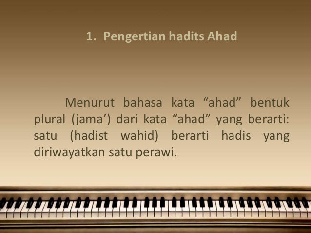 Hadits Ahad