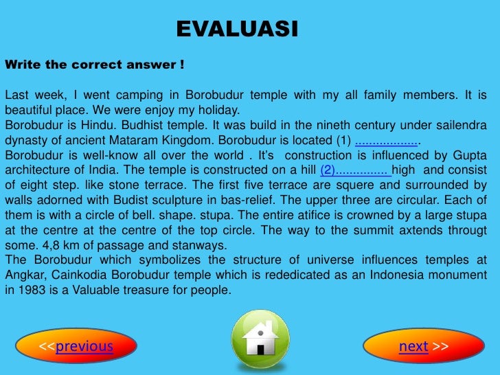 Materi Pembelajaran Bahasa Inggris Kelas V (Went Camping)