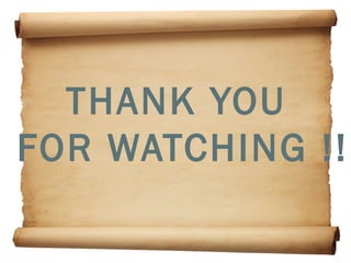 THANK YOU
FOR WATCHING !!
 