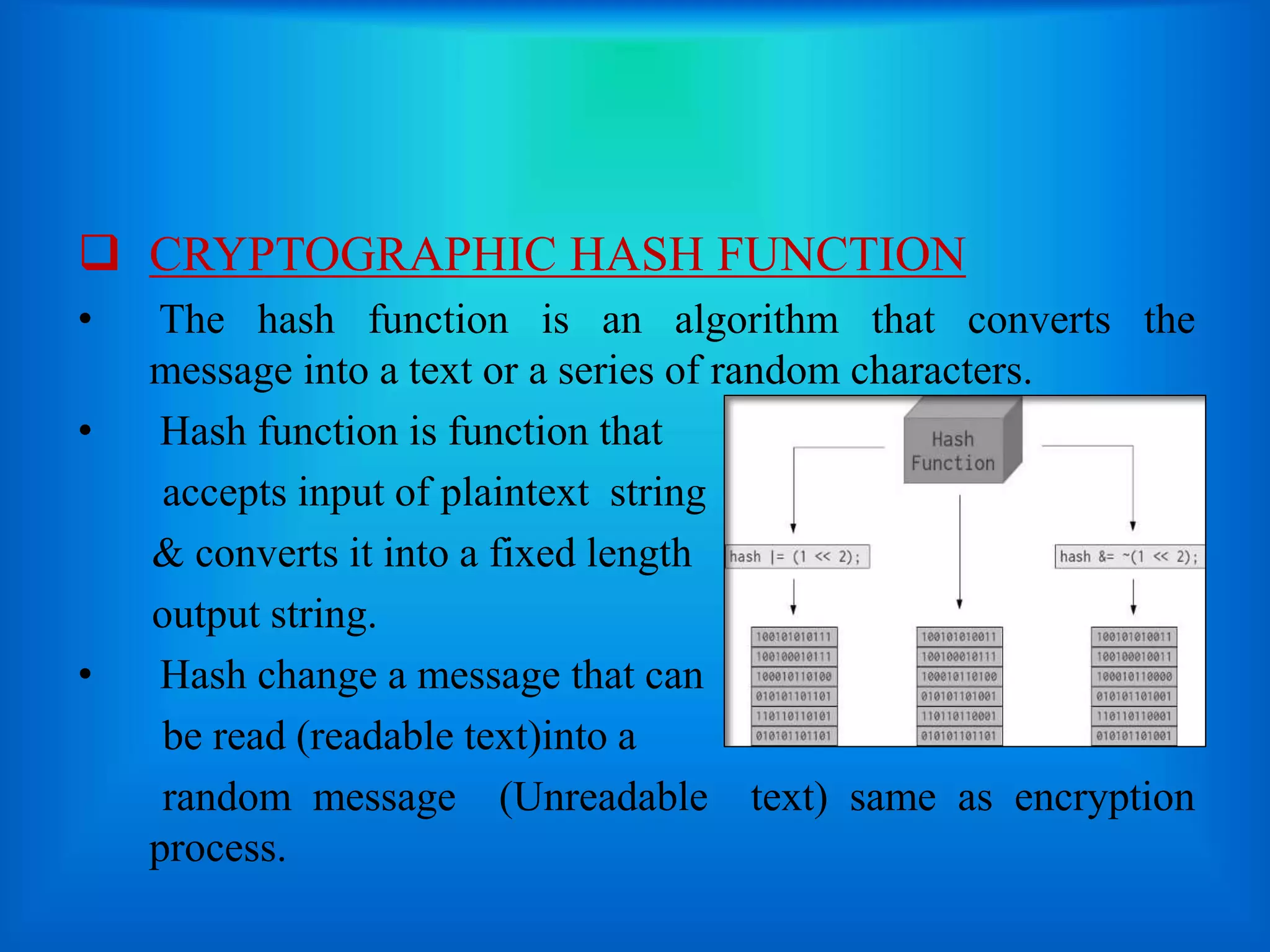 MOBILE CLOUD COMPUTING USING CRYPTOGRAPHIC HASH FUNCTION | PPT
