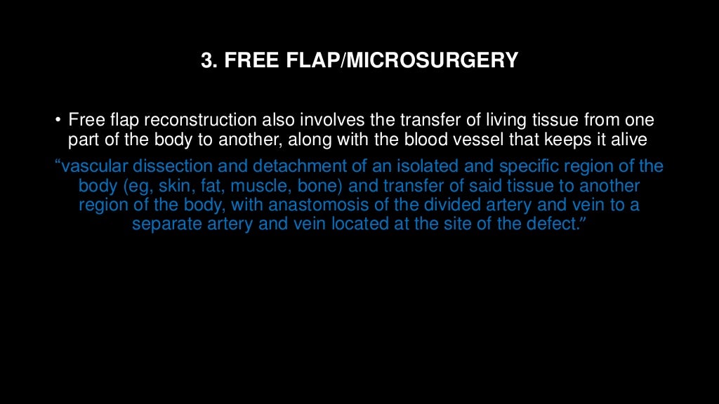 reconstructive surgery techniques