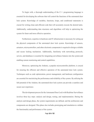Edited-Automated Door Lock with Realtime Surveilance Chapter 1 to 5.docx
