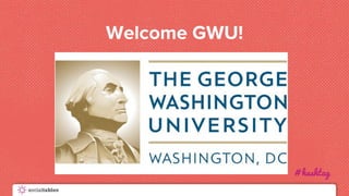 # hashtag
Welcome GWU!
 
