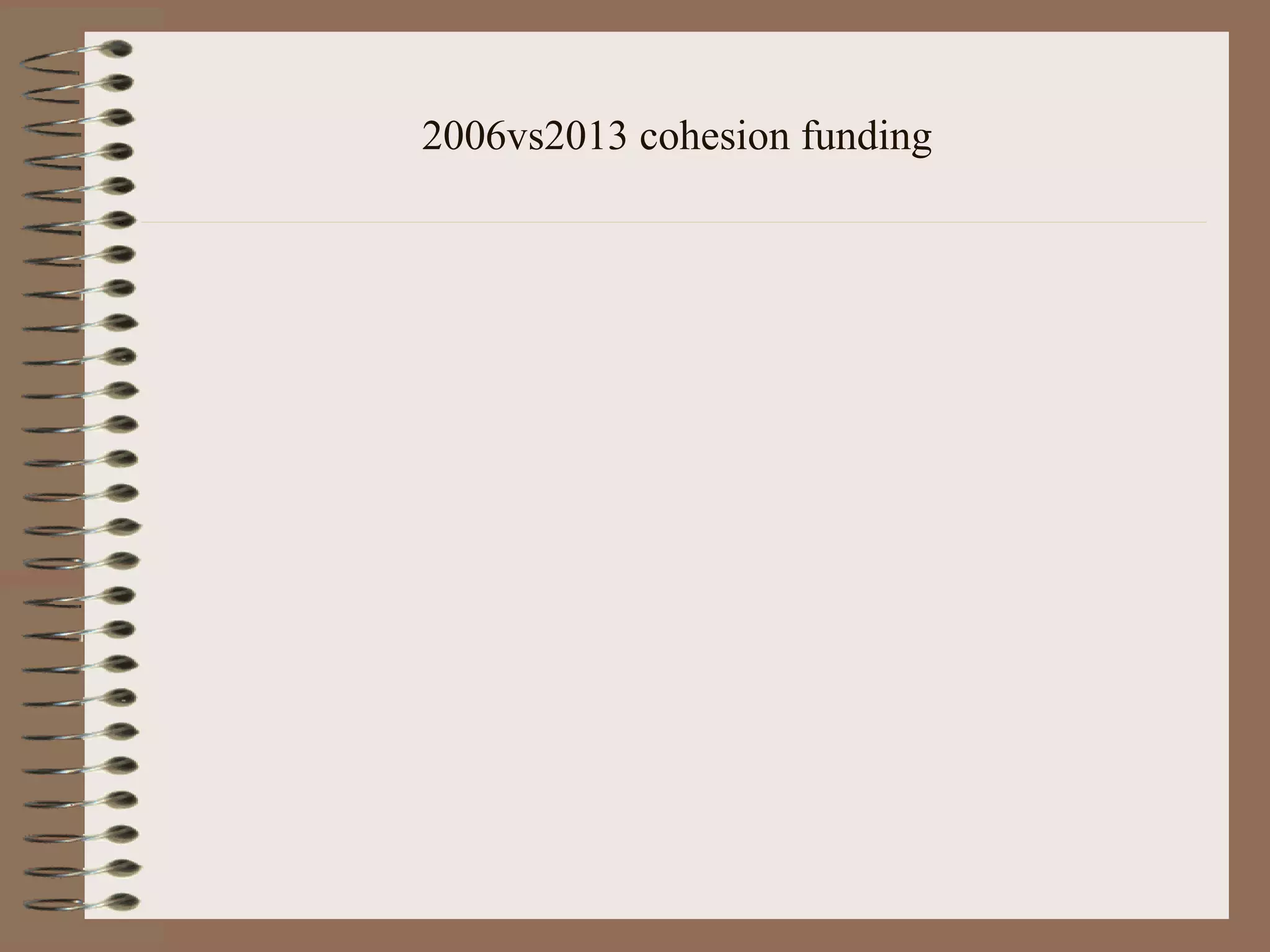 2006vs2013 cohesion funding
 