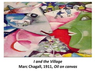 I and the Village
Marc Chagall, 1911, Oil on canvas
 
