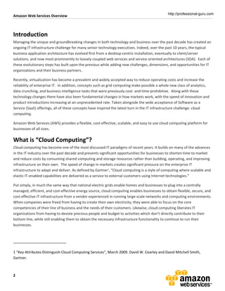 introduction to AWs | PDF