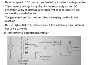 DC Motor Drives - Single Phase And Three Phase Rectifier Controlled ...