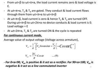 DC Motor Drives - Single Phase And Three Phase Rectifier Controlled ...