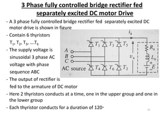 DC Motor Drives - Single Phase And Three Phase Rectifier Controlled ...