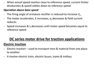DC Motor Drives - Single Phase And Three Phase Rectifier Controlled ...