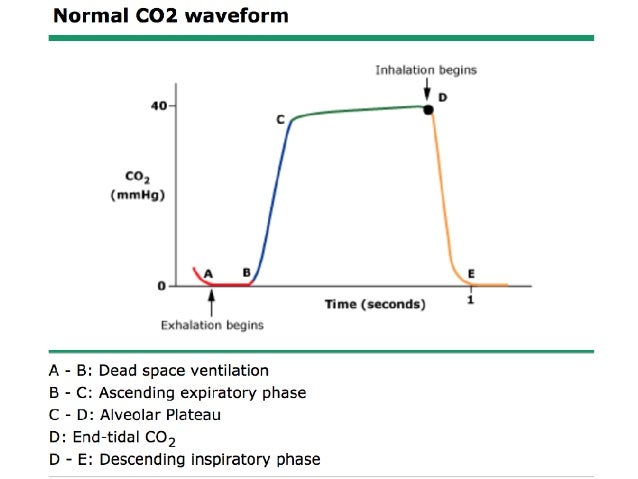 normal range of capnography