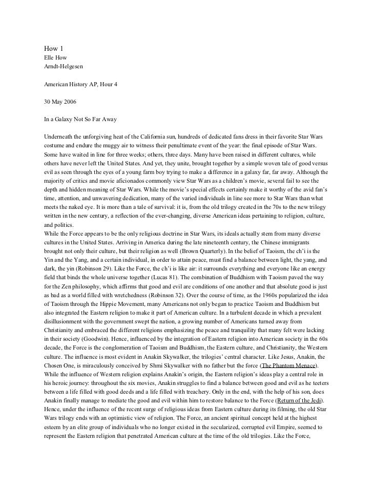 Essay on american history