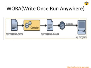 WORA(Write Once Run Anywhere)
http://professional-guru.com
 