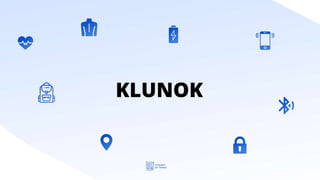 Klunok - first really smart backpack