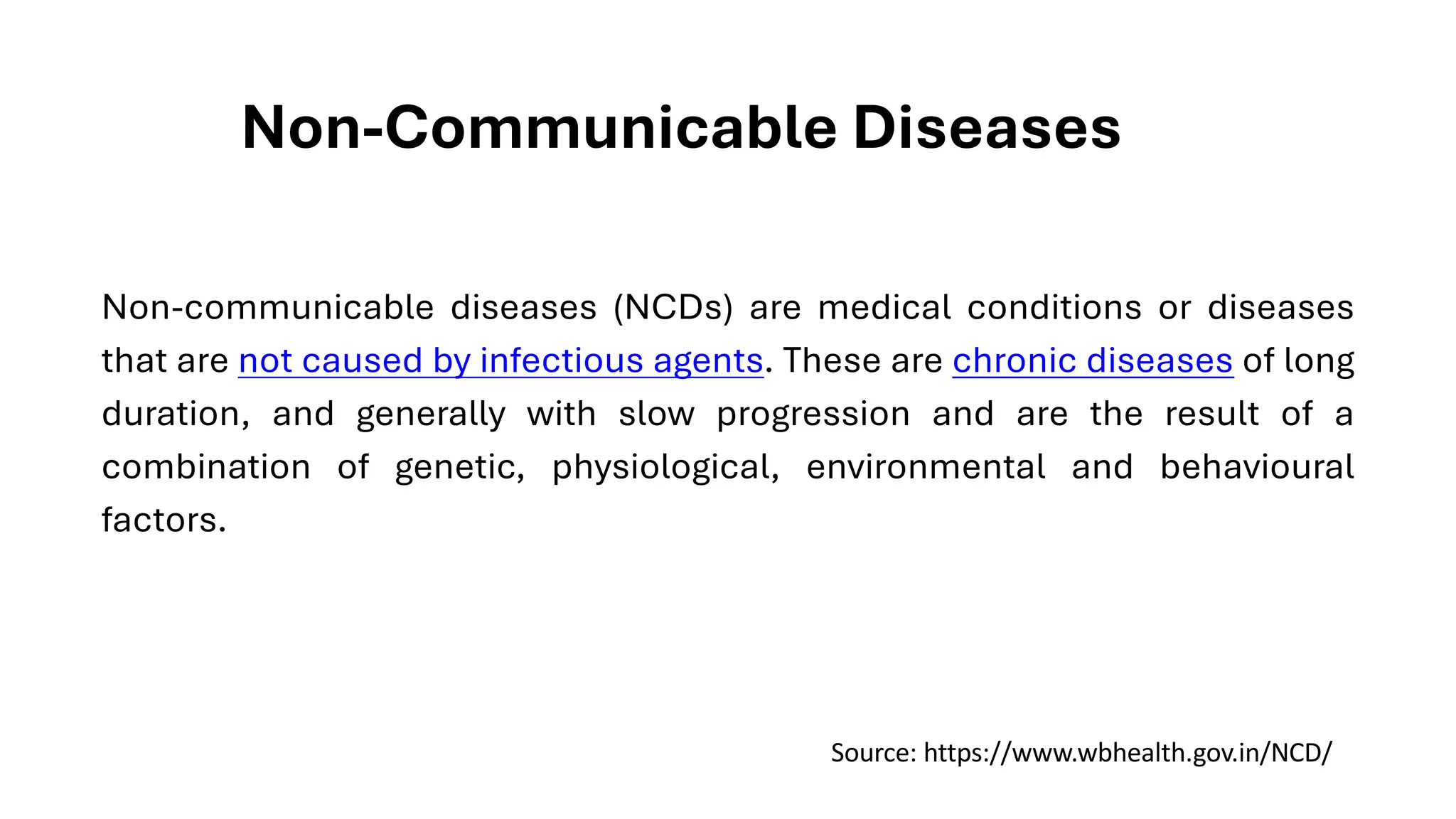 National programme for prevention and control of non communicable ...