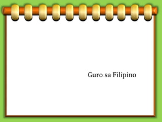Guro sa Filipino
 