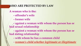 RA 9262 OR THE ANTI VIOLENCE AGAINST WOMEN AND THEIR CHILDREN ACT | PPTX
