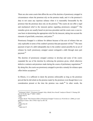 estoppel promissory legislating