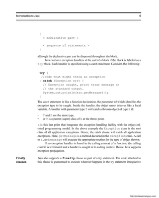 Introduction to JAVA | PDF | Programming Languages | Computing