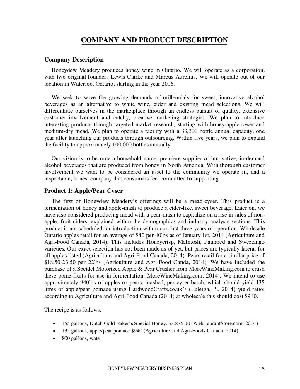 Business Plan Sample Edit for reddit