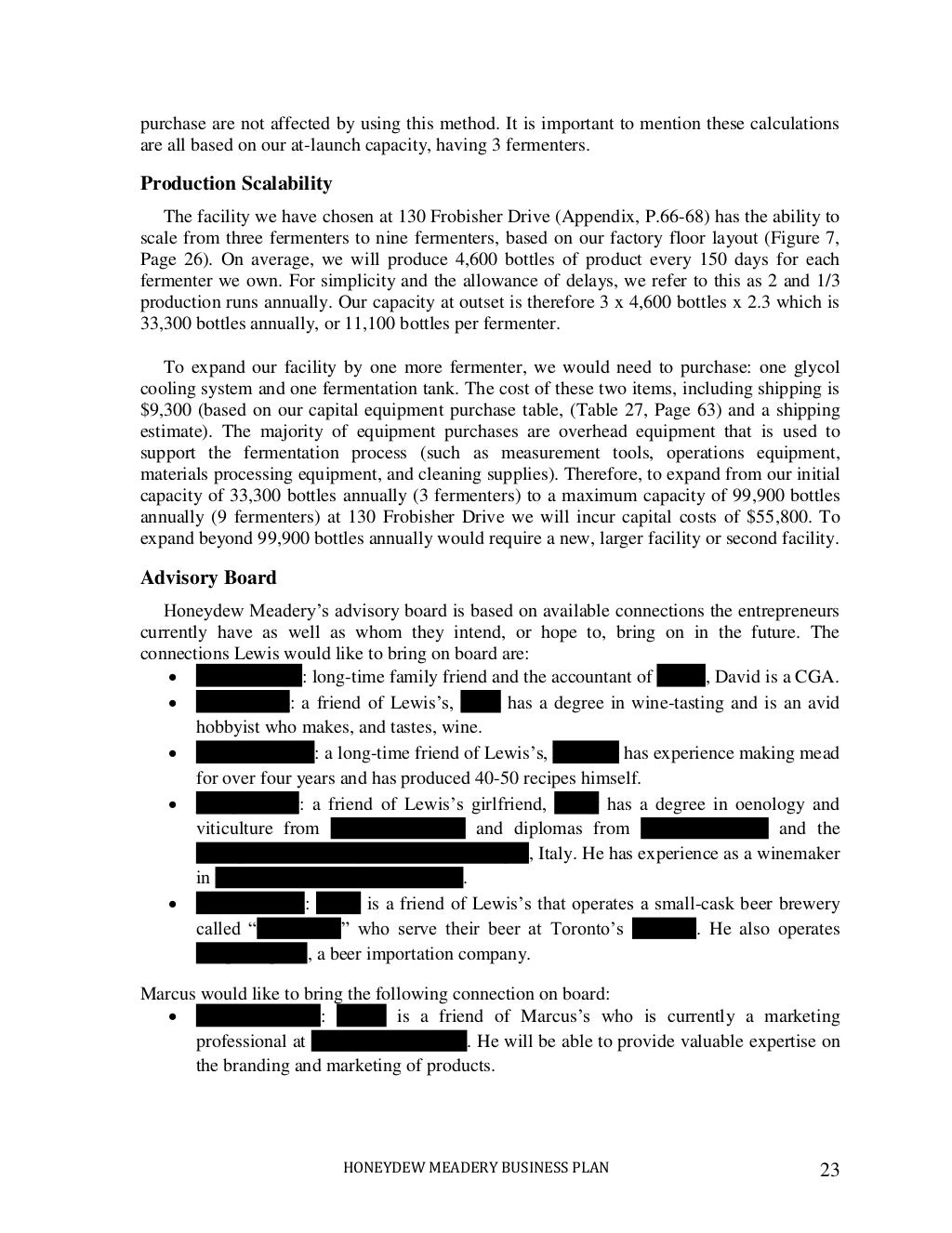 Business Plan Sample Edit for reddit