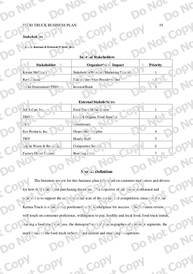 food delivery business plan pdf